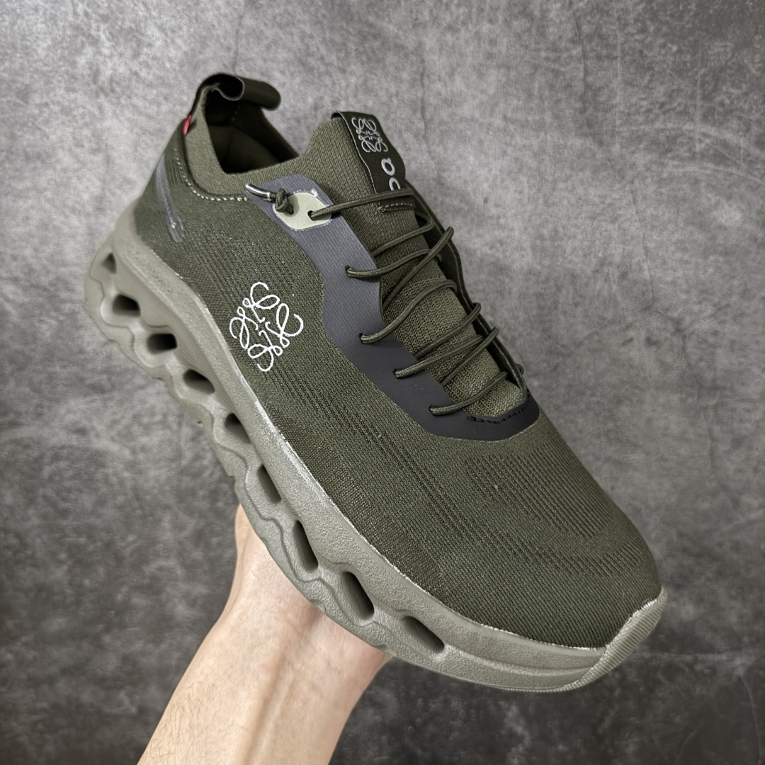 图片[3]-【PZ版本】On昂跑 x LOEWE罗意威 Cloudtilt 织物 跑步 户外轻便百搭系带 减震 低帮 运动休闲鞋 市面最优版本 原版开发 原材1比1打造 采用工程飞织网布组合再生聚酯纤维鞋面材质搭载独家隐藏速度中板 镂空CloudTec科技 泡棉缓震中底 黑科技跑出圈的时尚运动新宠 尺码：36-46 含半码-选品中心