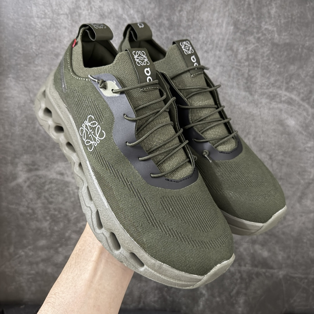 图片[3]-【PZ版本】On昂跑 x LOEWE罗意威 Cloudtilt 织物 跑步 户外轻便百搭系带 减震 低帮 运动休闲鞋 市面最优版本 原版开发 原材1比1打造 采用工程飞织网布组合再生聚酯纤维鞋面材质搭载独家隐藏速度中板 镂空CloudTec科技 泡棉缓震中底 黑科技跑出圈的时尚运动新宠 尺码：36-46 含半码-选品中心