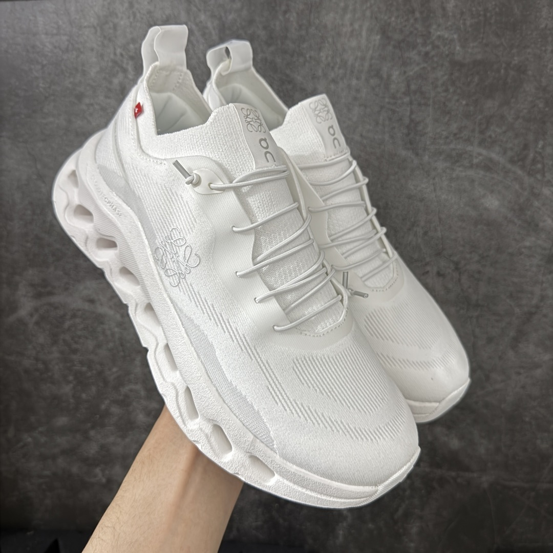 图片[9]-【PZ版本】On昂跑 x LOEWE罗意威 Cloudtilt 织物 跑步 户外轻便百搭系带 减震 低帮 运动休闲鞋 市面最优版本 原版开发 原材1比1打造 采用工程飞织网布组合再生聚酯纤维鞋面材质搭载独家隐藏速度中板 镂空CloudTec科技 泡棉缓震中底 黑科技跑出圈的时尚运动新宠 尺码：36-46 含半码-选品中心