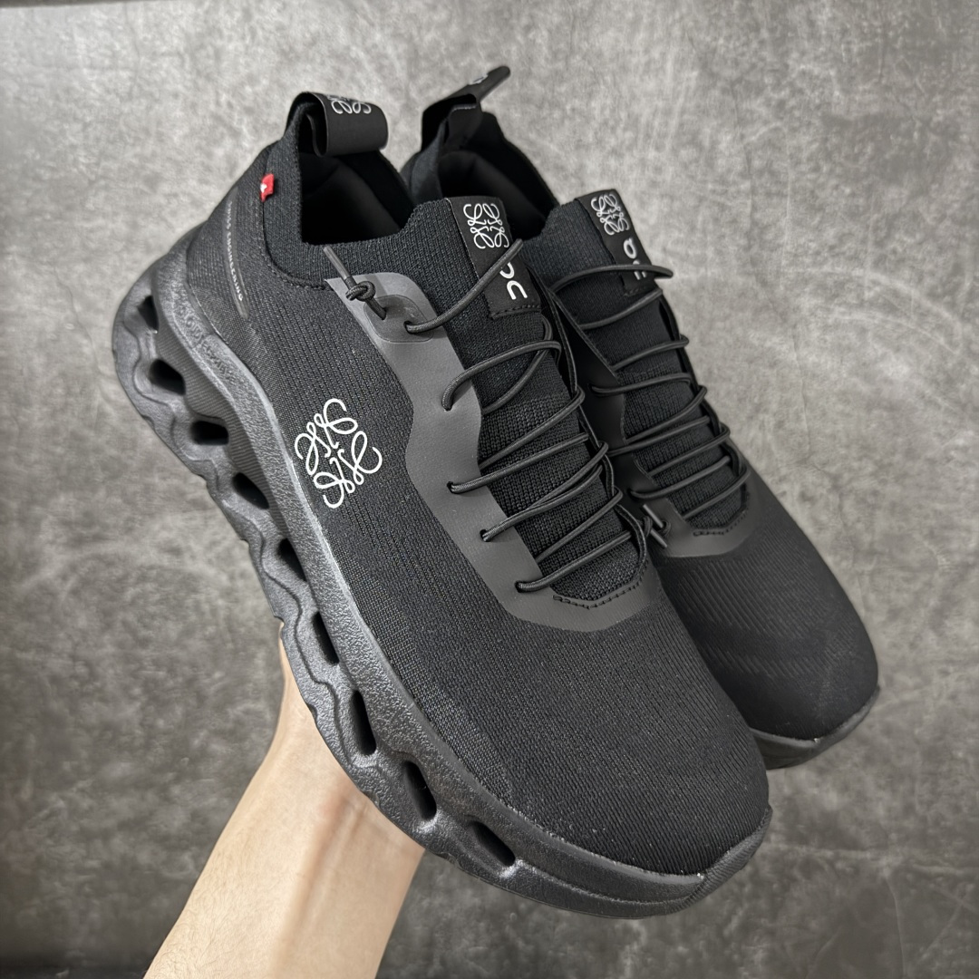 【PZ版本】On昂跑 x LOEWE罗意威 Cloudtilt 织物 跑步 户外轻便百搭系带 减震 低帮 运动休闲鞋 市面最优版本 原版开发 原材1比1打造 采用工程飞织网布组合再生聚酯纤维鞋面材质搭载独家隐藏速度中板 镂空CloudTec科技 泡棉缓震中底 黑科技跑出圈的时尚运动新宠 尺码：36-46 含半码-选品中心