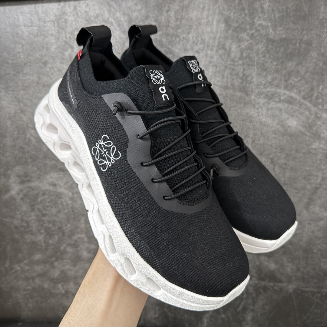 图片[5]-【PZ版本】On昂跑 x LOEWE罗意威 Cloudtilt 织物 跑步 户外轻便百搭系带 减震 低帮 运动休闲鞋 市面最优版本 原版开发 原材1比1打造 采用工程飞织网布组合再生聚酯纤维鞋面材质搭载独家隐藏速度中板 镂空CloudTec科技 泡棉缓震中底 黑科技跑出圈的时尚运动新宠 尺码：36-46 含半码-选品中心