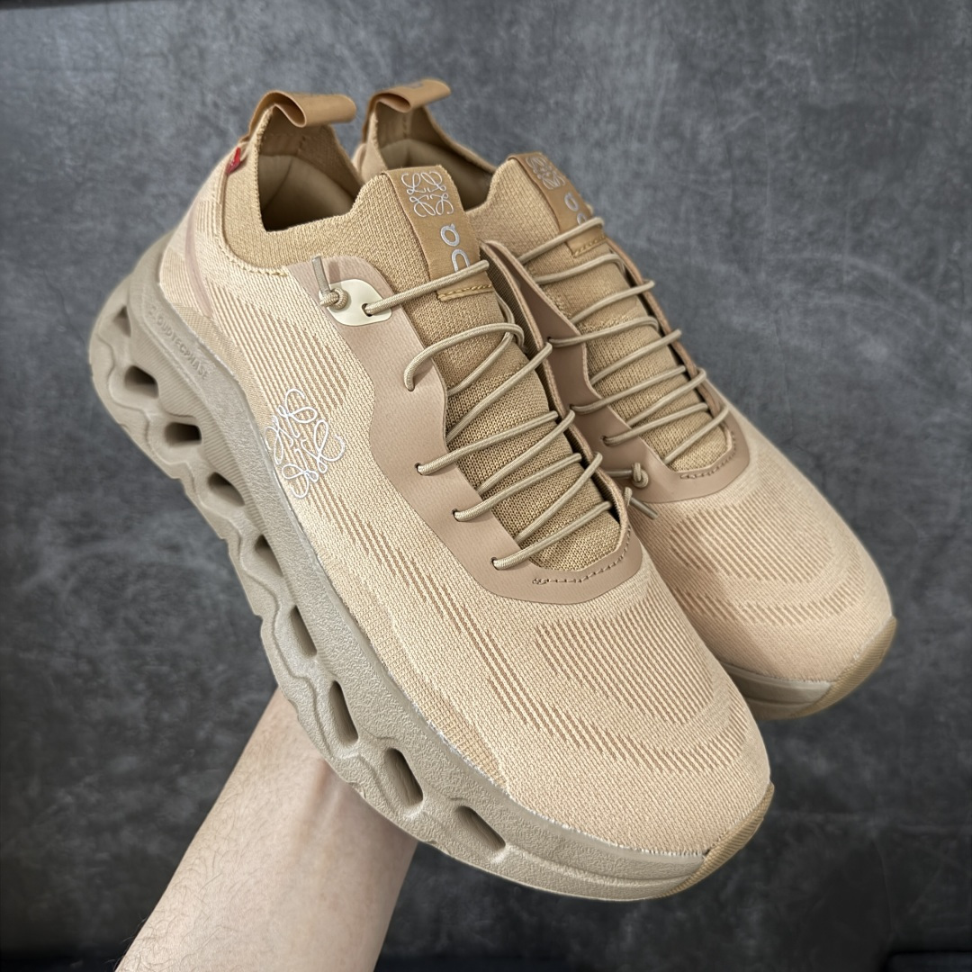 图片[6]-【PZ版本】On昂跑 x LOEWE罗意威 Cloudtilt 织物 跑步 户外轻便百搭系带 减震 低帮 运动休闲鞋 市面最优版本 原版开发 原材1比1打造 采用工程飞织网布组合再生聚酯纤维鞋面材质搭载独家隐藏速度中板 镂空CloudTec科技 泡棉缓震中底 黑科技跑出圈的时尚运动新宠 尺码：36-46 含半码-选品中心