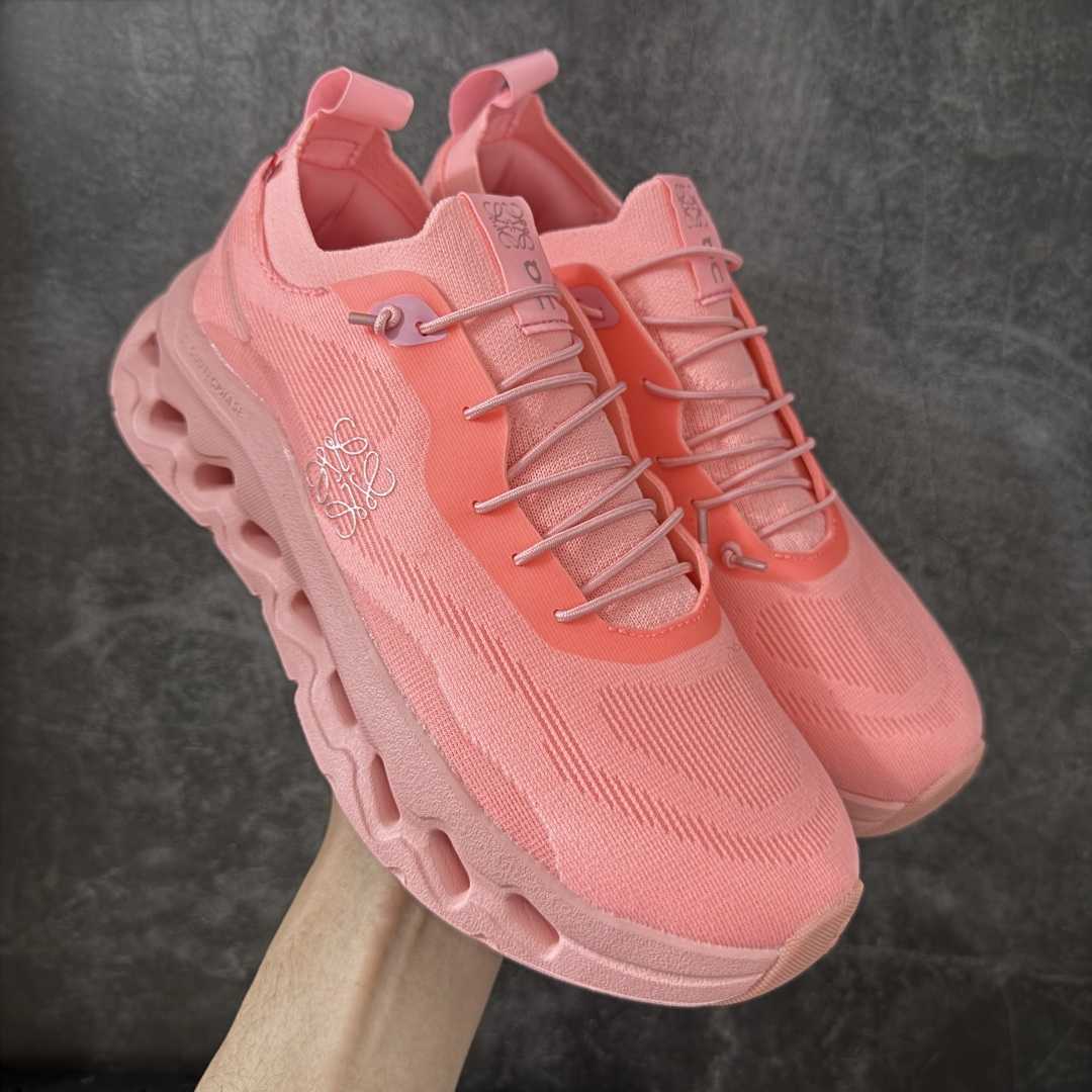 图片[4]-【PZ版本】On昂跑 x LOEWE罗意威 Cloudtilt 织物 跑步 户外轻便百搭系带 减震 低帮 运动休闲鞋 市面最优版本 原版开发 原材1比1打造 采用工程飞织网布组合再生聚酯纤维鞋面材质搭载独家隐藏速度中板 镂空CloudTec科技 泡棉缓震中底 黑科技跑出圈的时尚运动新宠 尺码：36-46 含半码-选品中心