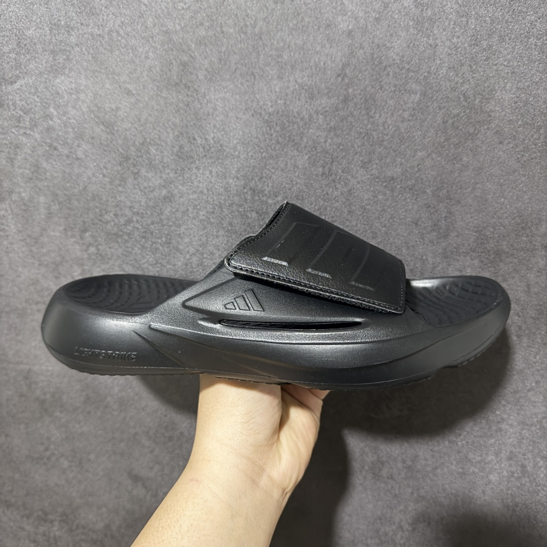 Adidas阿迪达斯男鞋LIGHTBLAZE SLIDESP 运动休闲 摩登舒适拖鞋配有模制鞋床和可调节