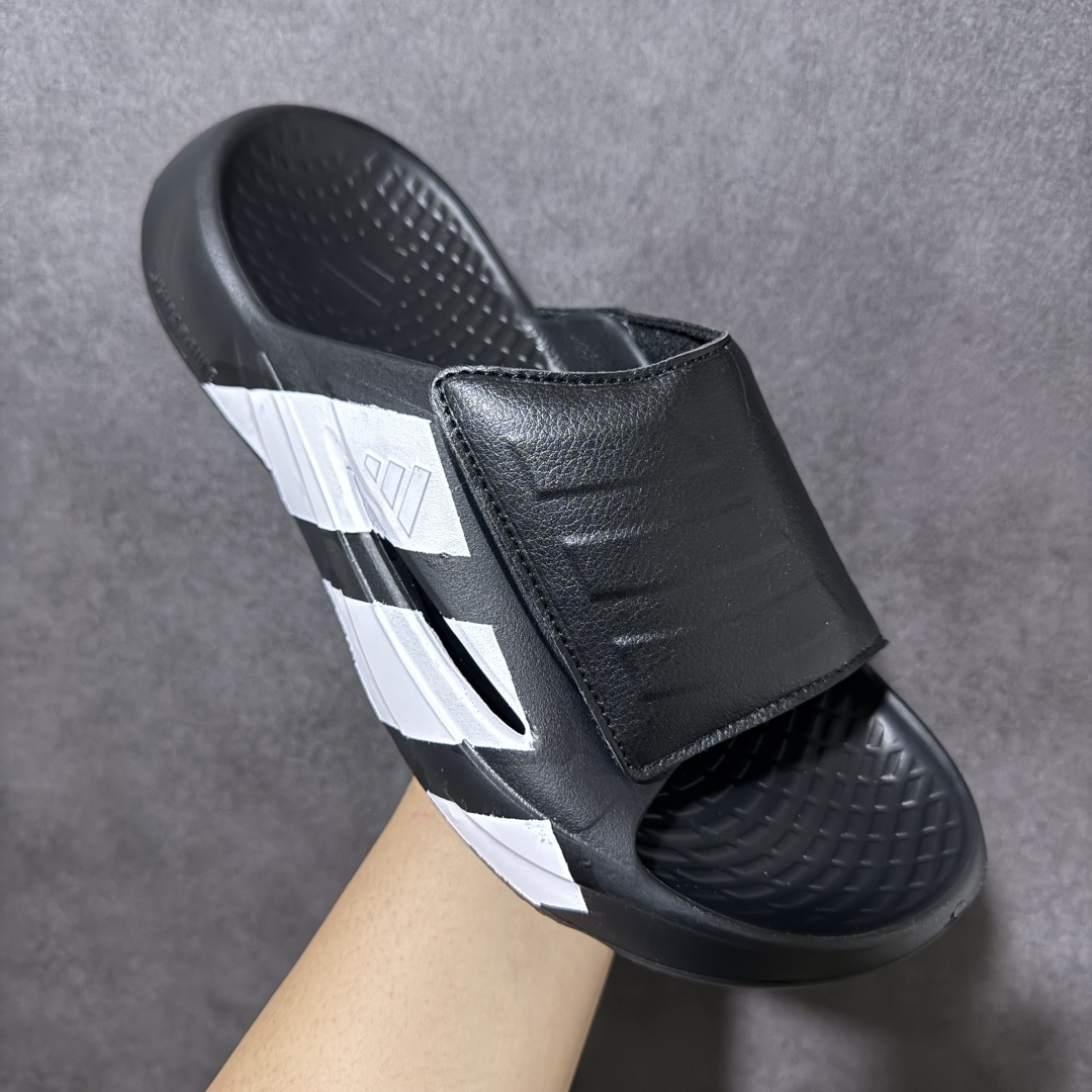 Adidas阿迪达斯男鞋LIGHTBLAZE SLIDESP 运动休闲 摩登舒适拖鞋配有模制鞋床和可调节