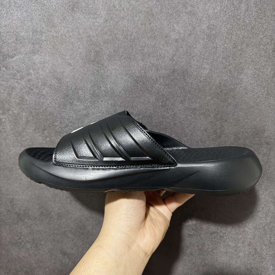 Adidas阿迪达斯男鞋LIGHTBLAZE SLIDESP 运动休闲 摩登舒适拖鞋配有模制鞋床和可调节