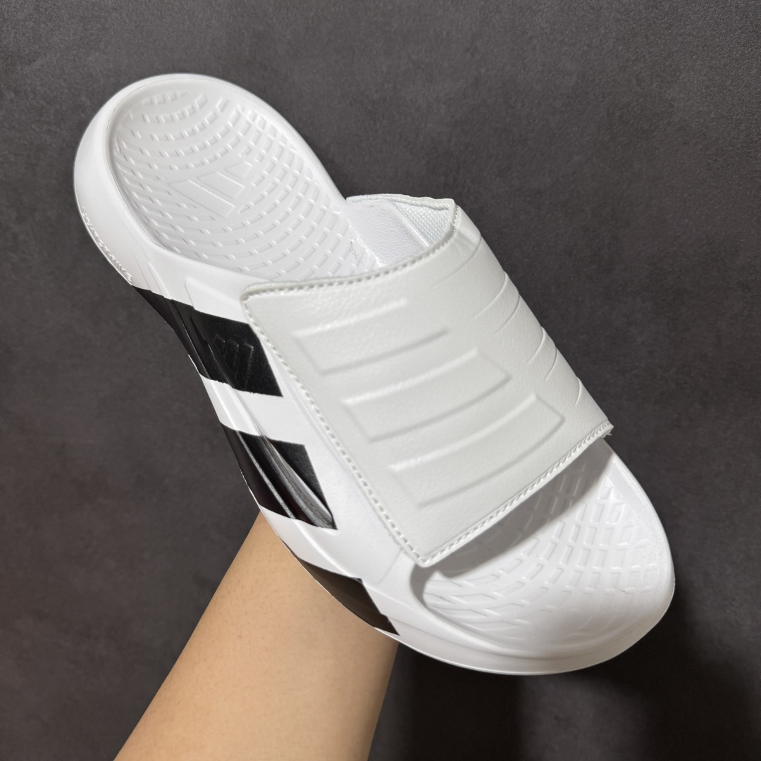 Adidas阿迪达斯男鞋LIGHTBLAZE SLIDESP 运动休闲 摩登舒适拖鞋配有模制鞋床和可调节