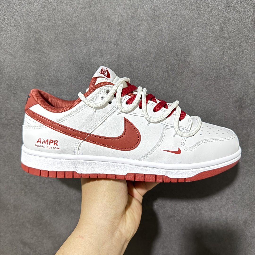 【YC纯原】Nike SB Dunk Low 白红勾绑带 低帮休闲板鞋 WR0620-119  #定制鞋盒 超高清洁度 皮料切割干净无任何毛边 细节完美   尺码：36 36.5 37.5 38 38.5 39 40 40.5 41 42 42.5 43 44 44.5 45 46-选品中心