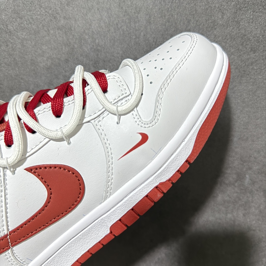 图片[7]-【YC纯原】Nike SB Dunk Low 白红勾绑带 低帮休闲板鞋 WR0620-119  #定制鞋盒 超高清洁度 皮料切割干净无任何毛边 细节完美   尺码：36 36.5 37.5 38 38.5 39 40 40.5 41 42 42.5 43 44 44.5 45 46-选品中心