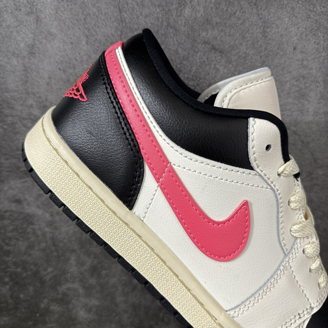 图片[7]-【DT纯原】Air Jordan 1 AJ1 乔一 低帮复古篮球鞋 男女同款 白黑粉 DC0774-107  市面中低帮最具代表性版本没有之一 口碑大厂出品 品控大底版型不断改良更新 全套原纸板楦头开发 确保原汁原味 完美呈现版型 完美零毛边处理 原厂内置全掌气垫 价格定位良心 平台专用代工流水线出品 一眼公司既视感 拿到手的一瞬间就与众不同 碾压市面所有版本 全部原鞋开发 每一个配色都会采购原鞋确认细节 打破市面看图做货无好货之说 尺码：35.5-46-选品中心