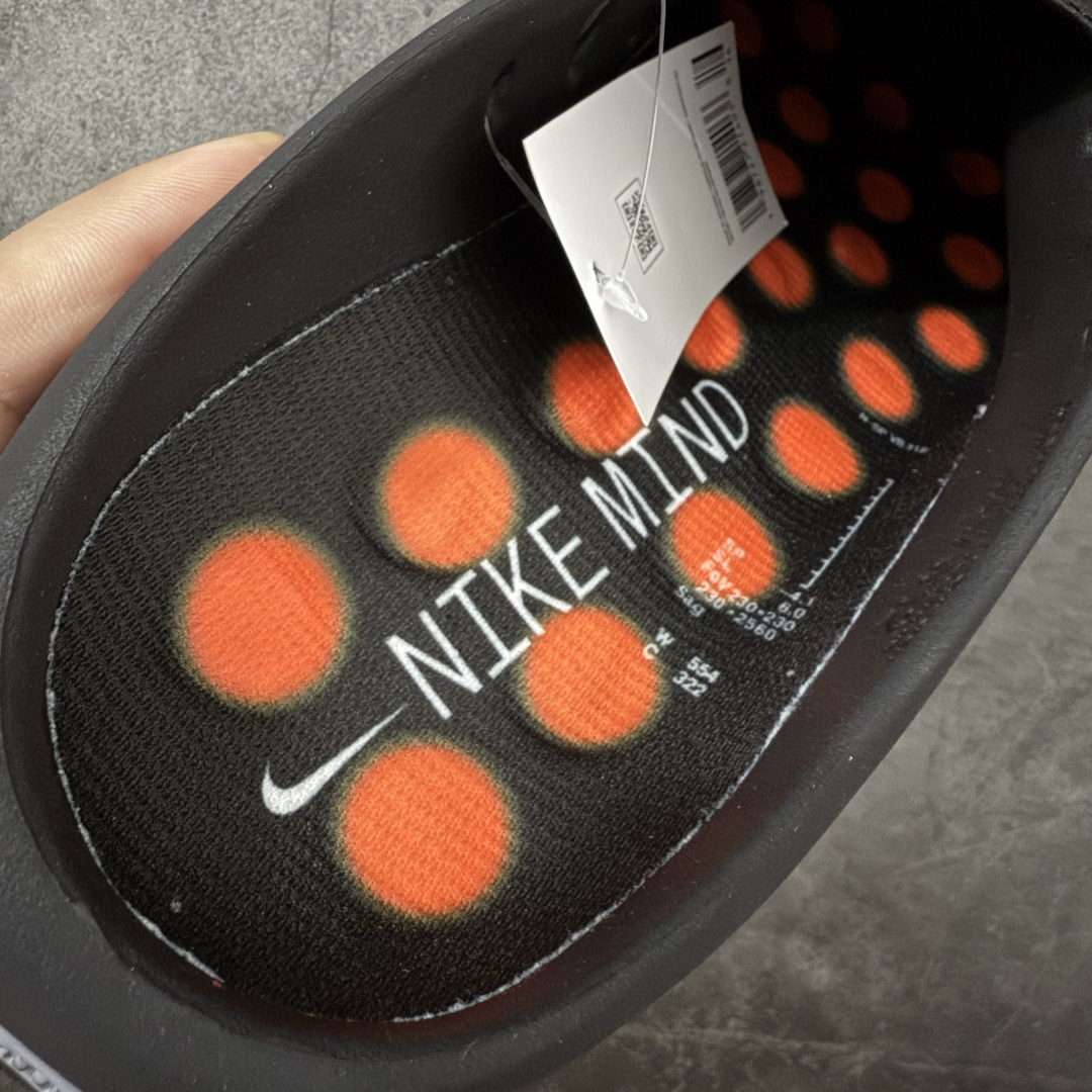 图片[6]-【H12纯原】NK Mind 001 舒适包头拖鞋 黑色HQ4307-003 原厂原材料打造 22颗独立按摩球组合 全鞋身一体发泡成型 无刺鼻味 区别市面 正确喷漆 原标原墨 全套原楦头 同步公司货 全套私模最大可达48.5 符合人体设计 欧码：36 37.5 38.5 40 41 42.5 44 45 46 47.5 48（偏小一码 脚宽买大两码） 美码：4-14-选品中心