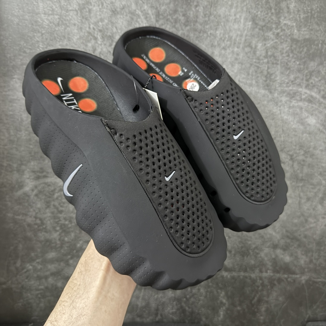 【H12纯原】NK Mind 001 舒适包头拖鞋 黑色HQ4307-003 原厂原材料打造 22颗独立按摩球组合 全鞋身一体发泡成型 无刺鼻味 区别市面 正确喷漆 原标原墨 全套原楦头 同步公司货 全套私模最大可达48.5 符合人体设计 欧码：36 37.5 38.5 40 41 42.5 44 45 46 47.5 48（偏小一码 脚宽买大两码） 美码：4-14-选品中心