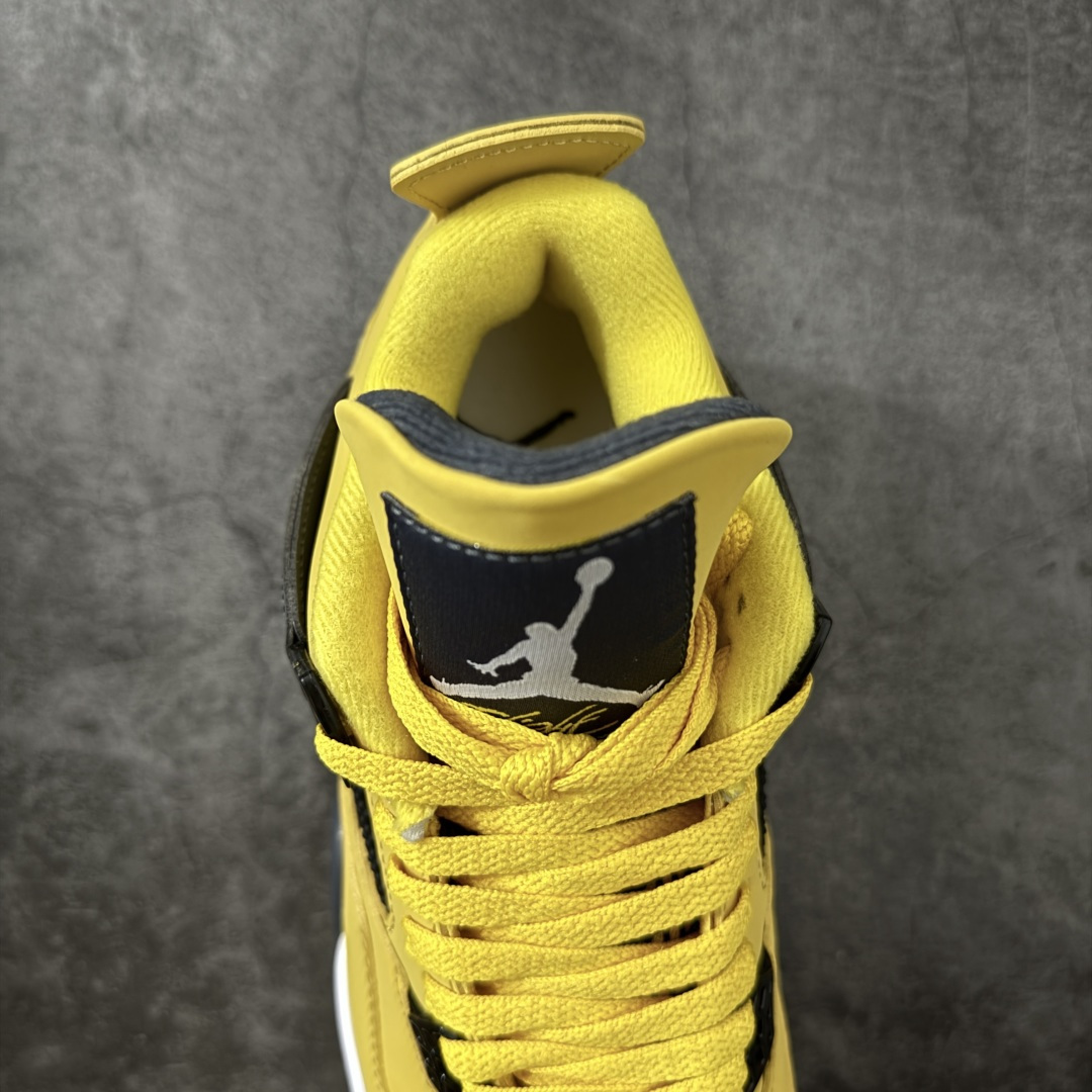 图片[8]-【DT纯原】Nike Air Jordan 4 Retro Retro Tour Yellow AJ4 乔一 舒适贴合 中帮 复古篮球鞋 男女同款 电母 货号：CT8527-700 全套原纸板楦头开发 完美版型 原档数据独家私模大底 原装进口轻量化鞋垫 进口港宝加持 后 跟自然饱满 还原公司包裹性 鞋面采用原装数据贴合技术 尺码：40 40.5 41 42 42.5 43 44 45 46 47.5-选品中心