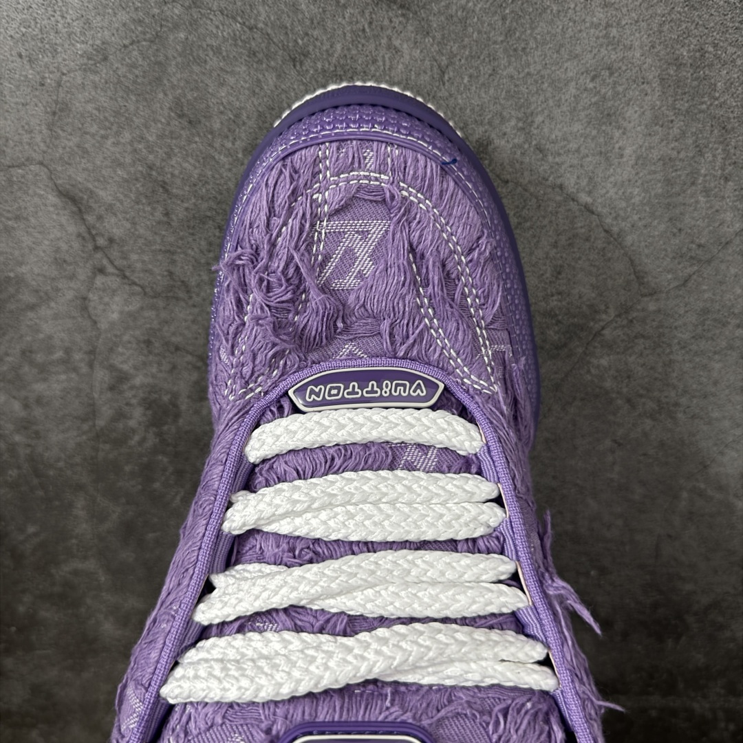 图片[5]-【YS纯原】广奢高端货 Louis Vuitton Trainer Skate 圆头系带低帮板鞋 男女同款 ✦ 荔枝纹头层皮+粒面头层皮拼接鞋面， 质感在线 ✦ 嵌入超软EVA物料鞋垫，脚感舒适 ✦ 后跟耐弯折滴塑支撑片，外置TPR光泽组合隔色鞋底 ✦ 草写风格Louis Vuitton标志，细节丰富 ✦ Virgil Abloh设计，灵感源自复古篮球鞋 ✦ 升级厚实抽屉礼品鞋盒+包装说明书+防尘布袋 ✦ 附送官方快递加固彩色涂鸦包装大礼盒 ✦ 零瑕疵工艺，无线头溢胶 尺码：39 40 41 42 43 44 45-选品中心