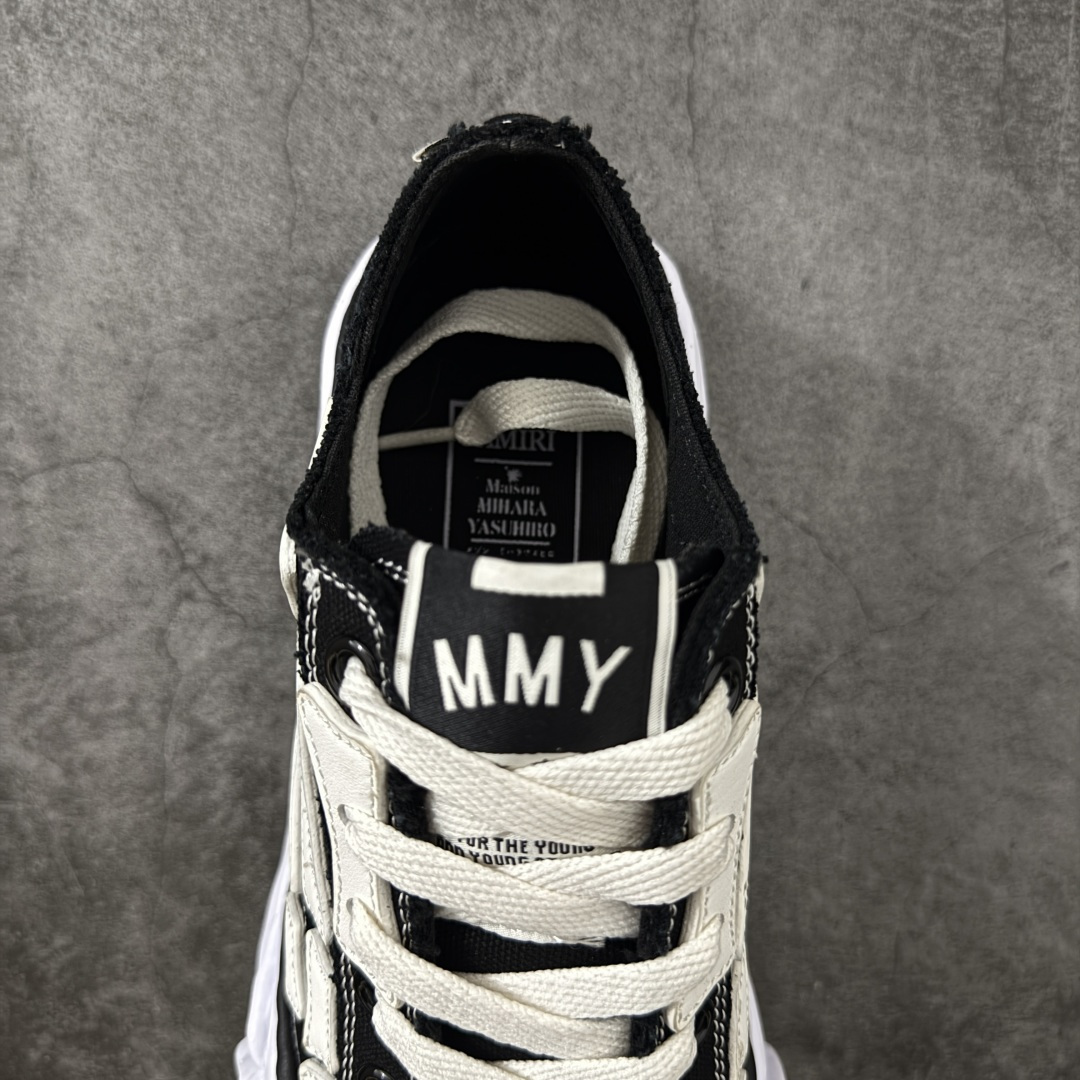 图片[8]-【YS纯原】广奢高端货 Maison Mihara Yasuhiro x AMIRI Skel-Top Low 圆头系带低帮帆布鞋 张艺兴/王一博/王嘉尔同款 ✦ 原版开发，细节同步 ✦ 舒适鞋面，延展性佳 ✦ 后跟柔软材质贴合脚踝，穿着轻松 ✦ 四季百搭款，随意搭配都好看 ✦ 明星同款，潮流必备 ✦ 零瑕疵工艺，无线头溢胶 尺码：35 36 37 38 39 40 41 42 43 44 45-选品中心