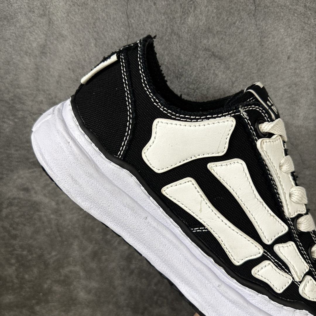 图片[7]-【YS纯原】广奢高端货 Maison Mihara Yasuhiro x AMIRI Skel-Top Low 圆头系带低帮帆布鞋 张艺兴/王一博/王嘉尔同款 ✦ 原版开发，细节同步 ✦ 舒适鞋面，延展性佳 ✦ 后跟柔软材质贴合脚踝，穿着轻松 ✦ 四季百搭款，随意搭配都好看 ✦ 明星同款，潮流必备 ✦ 零瑕疵工艺，无线头溢胶 尺码：35 36 37 38 39 40 41 42 43 44 45-选品中心