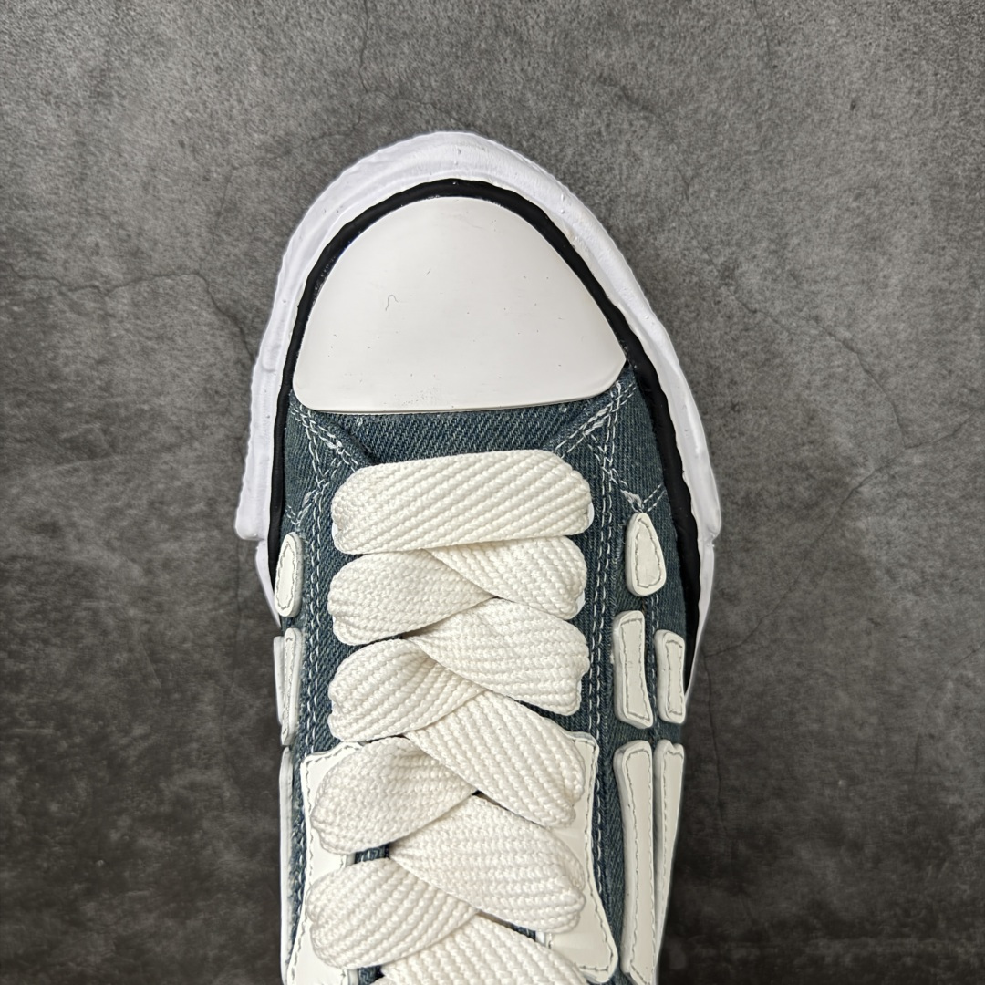 图片[5]-【YS纯原】广奢高端货 Maison Mihara Yasuhiro x AMIRI Skel-Top Low 圆头系带低帮帆布鞋 张艺兴/王一博/王嘉尔同款 ✦ 原版开发，细节同步 ✦ 舒适鞋面，延展性佳 ✦ 后跟柔软材质贴合脚踝，穿着轻松 ✦ 四季百搭款，随意搭配都好看 ✦ 明星同款，潮流必备 ✦ 零瑕疵工艺，无线头溢胶 尺码：35 36 37 38 39 40 41 42 43 44 45-选品中心