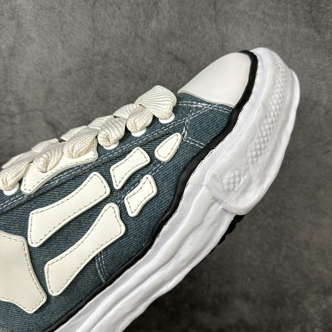 图片[6]-【YS纯原】广奢高端货 Maison Mihara Yasuhiro x AMIRI Skel-Top Low 圆头系带低帮帆布鞋 张艺兴/王一博/王嘉尔同款 ✦ 原版开发，细节同步 ✦ 舒适鞋面，延展性佳 ✦ 后跟柔软材质贴合脚踝，穿着轻松 ✦ 四季百搭款，随意搭配都好看 ✦ 明星同款，潮流必备 ✦ 零瑕疵工艺，无线头溢胶 尺码：35 36 37 38 39 40 41 42 43 44 45-选品中心