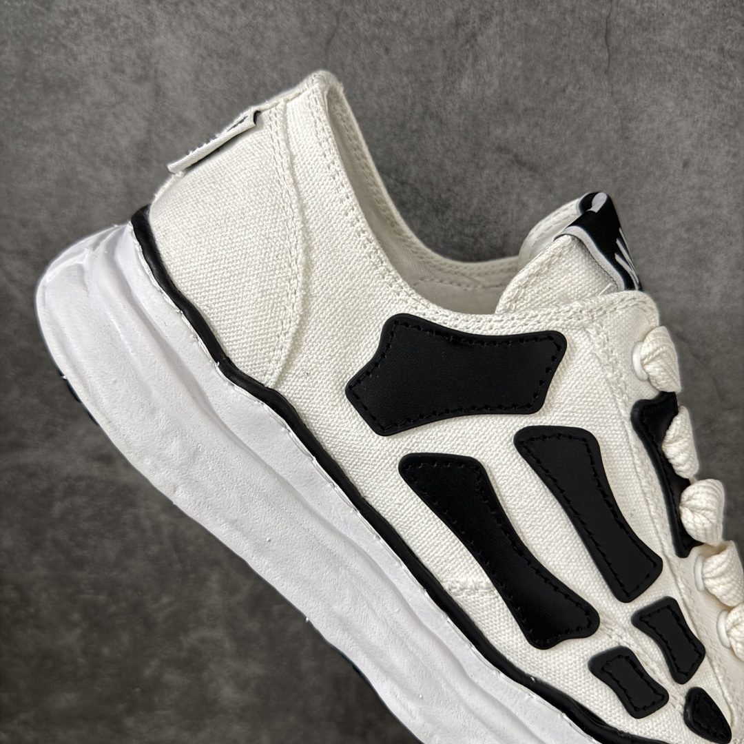 图片[7]-【YS纯原】广奢高端货 Maison Mihara Yasuhiro x AMIRI Skel-Top Low 圆头系带低帮帆布鞋 张艺兴/王一博/王嘉尔同款 ✦ 原版开发，细节同步 ✦ 舒适鞋面，延展性佳 ✦ 后跟柔软材质贴合脚踝，穿着轻松 ✦ 四季百搭款，随意搭配都好看 ✦ 明星同款，潮流必备 ✦ 零瑕疵工艺，无线头溢胶 尺码：35 36 37 38 39 40 41 42 43 44 45-选品中心