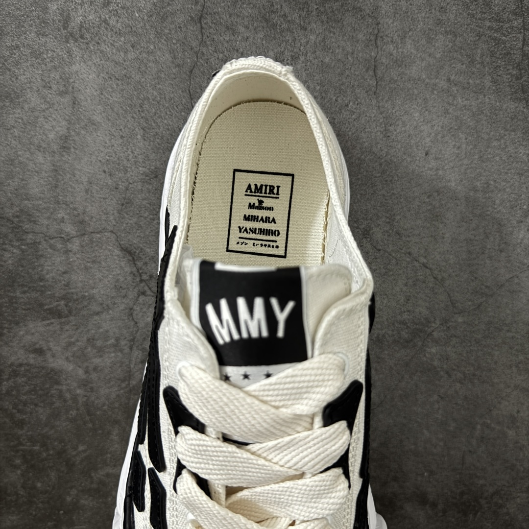 图片[8]-【YS纯原】广奢高端货 Maison Mihara Yasuhiro x AMIRI Skel-Top Low 圆头系带低帮帆布鞋 张艺兴/王一博/王嘉尔同款 ✦ 原版开发，细节同步 ✦ 舒适鞋面，延展性佳 ✦ 后跟柔软材质贴合脚踝，穿着轻松 ✦ 四季百搭款，随意搭配都好看 ✦ 明星同款，潮流必备 ✦ 零瑕疵工艺，无线头溢胶 尺码：35 36 37 38 39 40 41 42 43 44 45-选品中心