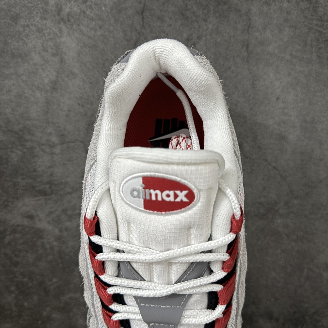 图片[8]-【KZ纯原】UNDEFEATED x Nike Air Max 95 OG Big Bubble 灰红色气垫跑鞋 货号：IB4523-003 外贸顶级专供 区别先行版 全部配色原鞋原尺码开发生产 极致还原 全部原厂材料一比一打造 一眼ZP既视感 欢迎对比市场版本 尺码：40 40.5 41 42 42.5 43 44 44.5 45 46 46.5 47.5 48 48.5-选品中心