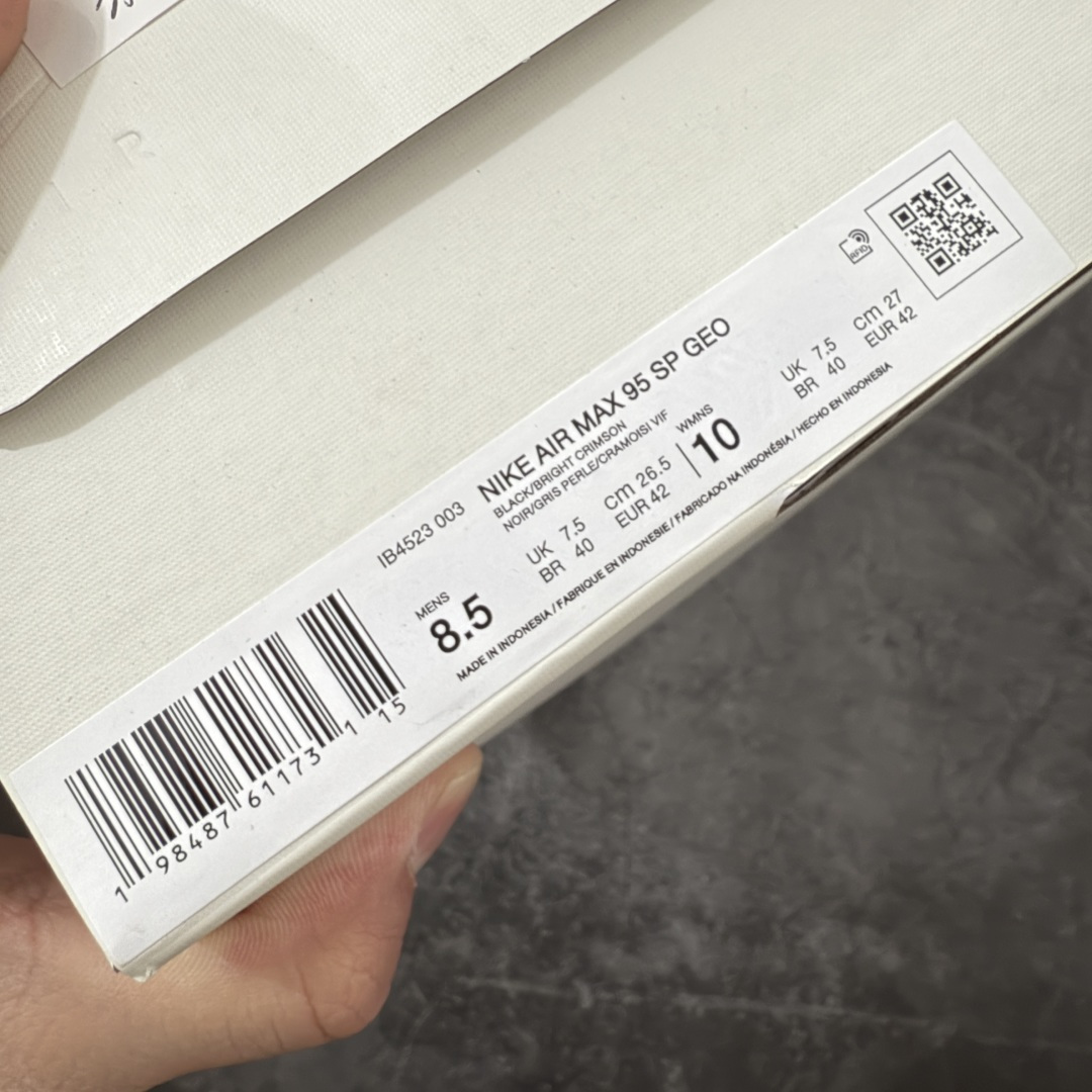 图片[10]-【KZ纯原】UNDEFEATED x Nike Air Max 95 OG Big Bubble 灰红色气垫跑鞋 货号：IB4523-003 外贸顶级专供 区别先行版 全部配色原鞋原尺码开发生产 极致还原 全部原厂材料一比一打造 一眼ZP既视感 欢迎对比市场版本 尺码：40 40.5 41 42 42.5 43 44 44.5 45 46 46.5 47.5 48 48.5-选品中心