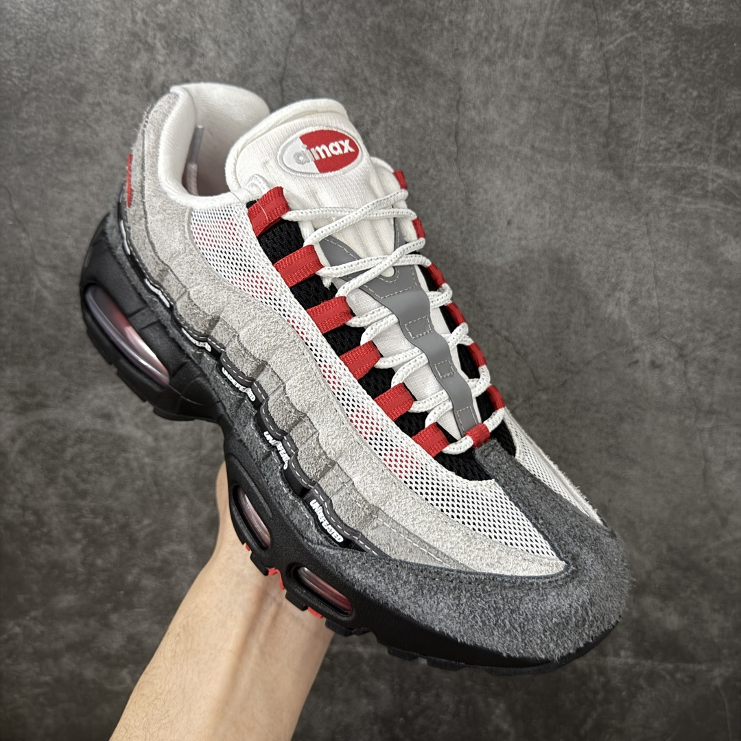 图片[3]-【KZ纯原】UNDEFEATED x Nike Air Max 95 OG Big Bubble 灰红色气垫跑鞋 货号：IB4523-003 外贸顶级专供 区别先行版 全部配色原鞋原尺码开发生产 极致还原 全部原厂材料一比一打造 一眼ZP既视感 欢迎对比市场版本 尺码：40 40.5 41 42 42.5 43 44 44.5 45 46 46.5 47.5 48 48.5-选品中心