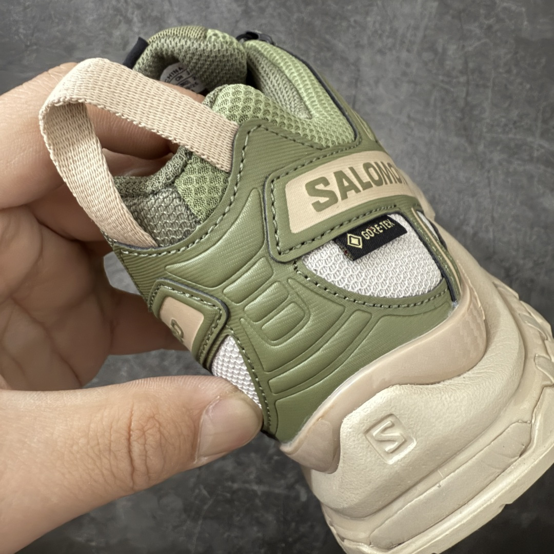图片[2]-【666版本】SALOMON 萨洛蒙 XA PRO 3D 户外运动 网布减震防滑透气 低帮跑步鞋 男女同款 防水绿色 475874 全新品质 巅峰之作 所有配色均购物原版拆解1：1开发 原材料打造 非市场公版便宜货 私模大底 清洁度比市场所有版本都高 全套原纸板楦头开发 原厂网布配套 确保原汁原味 完美呈现版型 原档数据独家私模五层组合大底 男女鞋同步官方开发至46 原装Ortholite轻量化鞋垫 中底布带钢印编号 原厂TPU锁扣 进口港宝加持 后跟自然饱满 还原公司包裹性 鞋面采用SENSIFT贴合技术 全方位贴合包裹脚型 鞋跟部鞋底牵引设计 提供强大的抓地性能 更适应野外崎岖不平的道路 其3D ADVANCED CHASSIS底盘 材料轻量大化 钉齿设计更具稳定性 防护性 鞋底易磨损区运用CONTAGRIP高耐磨材料 应对城市硬质路面长距离跑考验 尺码：36 36.5 37.5 38 38.5 39 40 40.5 41 42 42.5 43 44 45 46-选品中心