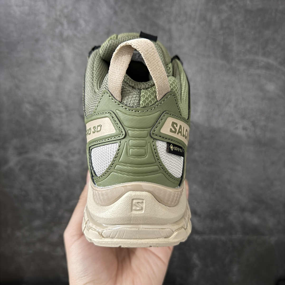 图片[4]-【666版本】SALOMON 萨洛蒙 XA PRO 3D 户外运动 网布减震防滑透气 低帮跑步鞋 男女同款 防水绿色 475874 全新品质 巅峰之作 所有配色均购物原版拆解1：1开发 原材料打造 非市场公版便宜货 私模大底 清洁度比市场所有版本都高 全套原纸板楦头开发 原厂网布配套 确保原汁原味 完美呈现版型 原档数据独家私模五层组合大底 男女鞋同步官方开发至46 原装Ortholite轻量化鞋垫 中底布带钢印编号 原厂TPU锁扣 进口港宝加持 后跟自然饱满 还原公司包裹性 鞋面采用SENSIFT贴合技术 全方位贴合包裹脚型 鞋跟部鞋底牵引设计 提供强大的抓地性能 更适应野外崎岖不平的道路 其3D ADVANCED CHASSIS底盘 材料轻量大化 钉齿设计更具稳定性 防护性 鞋底易磨损区运用CONTAGRIP高耐磨材料 应对城市硬质路面长距离跑考验 尺码：36 36.5 37.5 38 38.5 39 40 40.5 41 42 42.5 43 44 45 46-选品中心