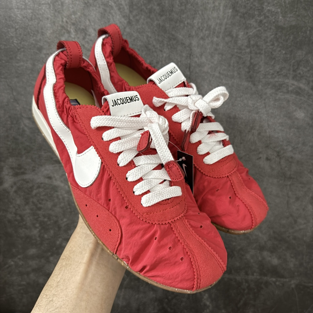 Jacquemus x Nike Jacumoon 舒适 低帮生活休闲鞋 红白色 货号：HV8547-6