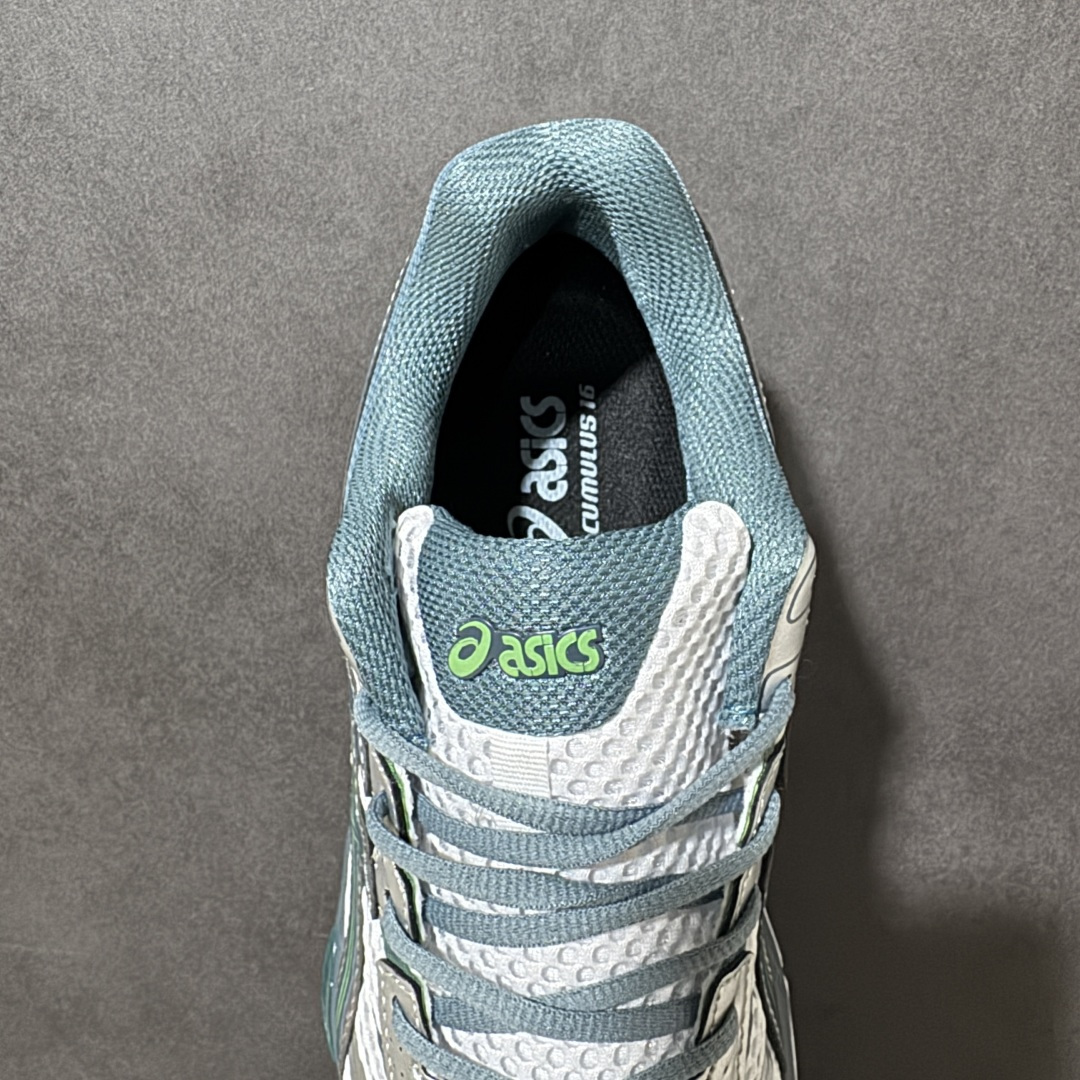 图片[6]-【公司级】Asics Gel-Cumulus 16 亚瑟士复古透气休闲缓震耐磨跑步鞋 #鞋面采用无缝线鞋面，贴合脚型，穿着舒适；中底360°环绕式GL，提供良好的缓冲性能； 货号：1203A733-100 尺码：36 37 37.5 38 39 39.5 40 40.5 41.5 42 42.5 43.5 44 45-选品中心