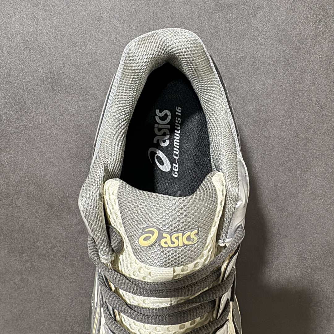 图片[6]-【公司级】Asics Gel-Cumulus 16 亚瑟士复古透气休闲缓震耐磨跑步鞋 #鞋面采用无缝线鞋面，贴合脚型，穿着舒适；中底360°环绕式GL，提供良好的缓冲性能； 货号：1203A733-101 尺码：36 37 37.5 38 39 39.5 40 40.5 41.5 42 42.5 43.5 44 45-选品中心