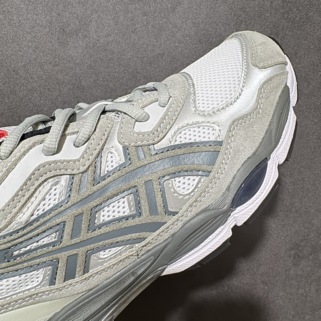 图片[7]-【公司级】Asics Gel-NYC G亚瑟士运动休闲透气专业跑鞋  #鞋面采用反绒皮与网布拼接 透气舒适兼具休闲时尚 结合简明的配色 展现品牌的传承及引领复古流行的主题 虎爪造型的LOGO  #鞋身稳定包裹系统 支撑鞋身 经典宽大鞋型配备防偏移设计提升包裹性 穿着舒适鞋面透气孔设计 提供透气性 型号 1201A789-102  尺码：36 37 37.5 38 39 39.5 40 40.5 41.5 42 42.5 43.5 44 45 46-选品中心