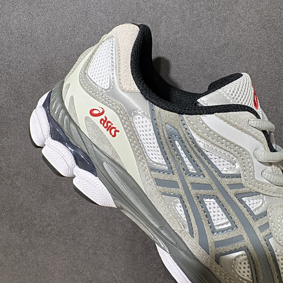 图片[8]-【公司级】Asics Gel-NYC G亚瑟士运动休闲透气专业跑鞋  #鞋面采用反绒皮与网布拼接 透气舒适兼具休闲时尚 结合简明的配色 展现品牌的传承及引领复古流行的主题 虎爪造型的LOGO  #鞋身稳定包裹系统 支撑鞋身 经典宽大鞋型配备防偏移设计提升包裹性 穿着舒适鞋面透气孔设计 提供透气性 型号 1201A789-102  尺码：36 37 37.5 38 39 39.5 40 40.5 41.5 42 42.5 43.5 44 45 46-选品中心