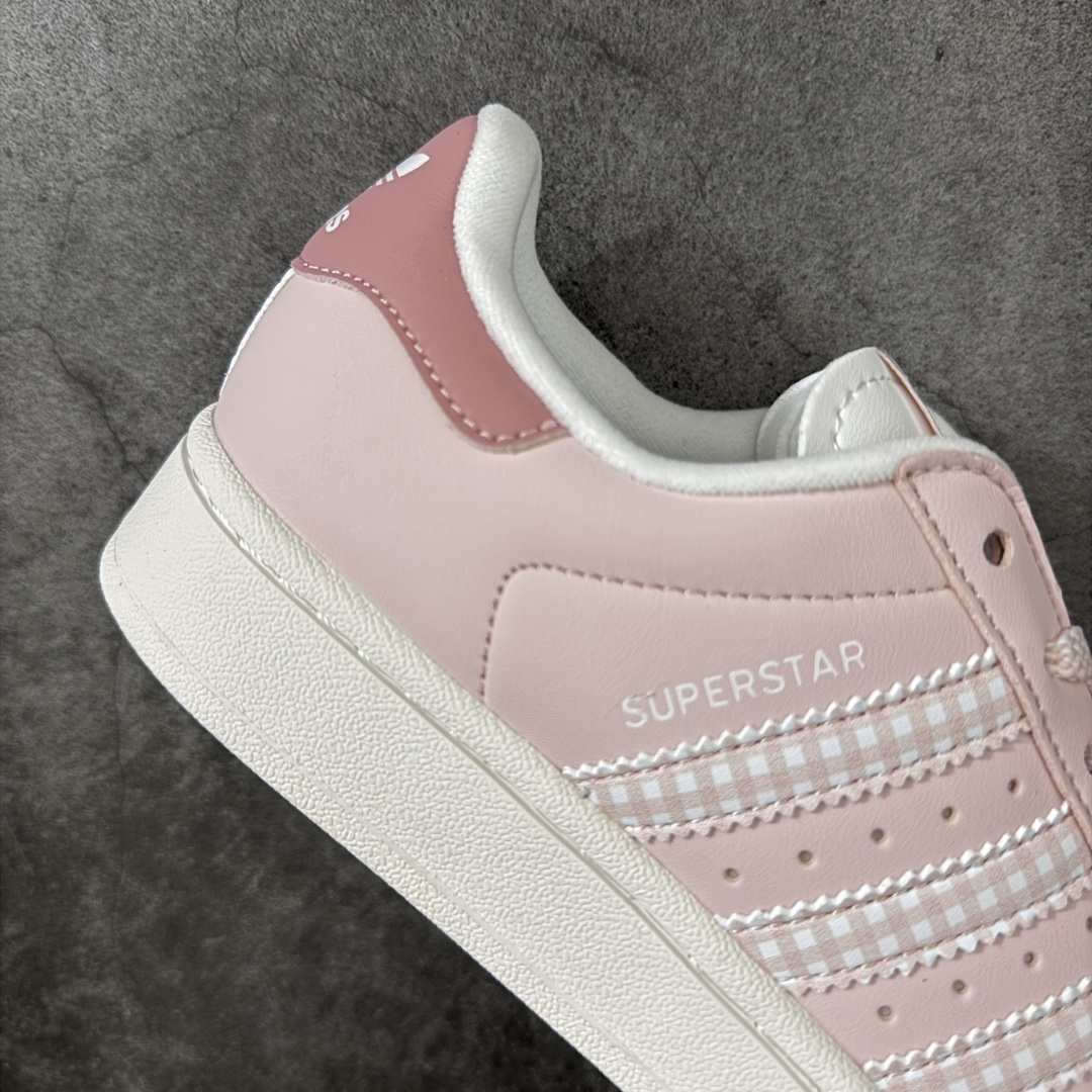 图片[7]-【纯原版】Adidas originals Superstar 2 粉色 贝壳头系列三叶草低帮经典百搭休闲运动板鞋 货号：KJ3968 尺码：35.5-40含半码-选品中心