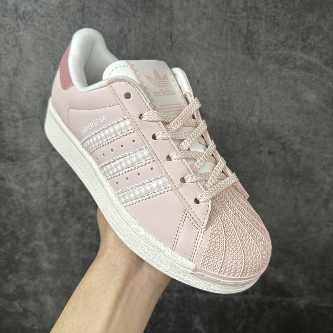 图片[3]-【纯原版】Adidas originals Superstar 2 粉色 贝壳头系列三叶草低帮经典百搭休闲运动板鞋 货号：KJ3968 尺码：35.5-40含半码-选品中心
