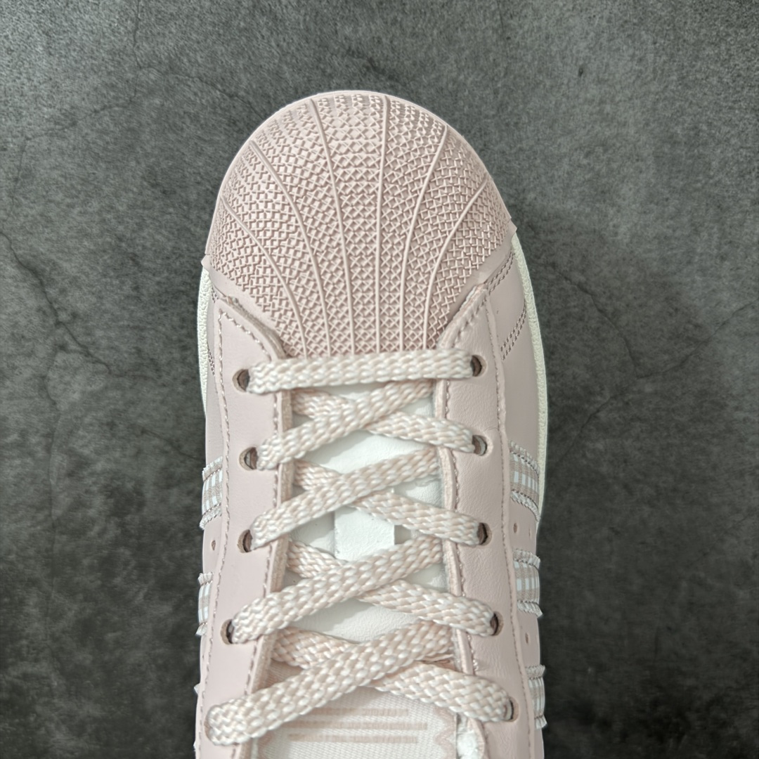 图片[5]-【纯原版】Adidas originals Superstar 2 粉色 贝壳头系列三叶草低帮经典百搭休闲运动板鞋 货号：KJ3968 尺码：35.5-40含半码-选品中心