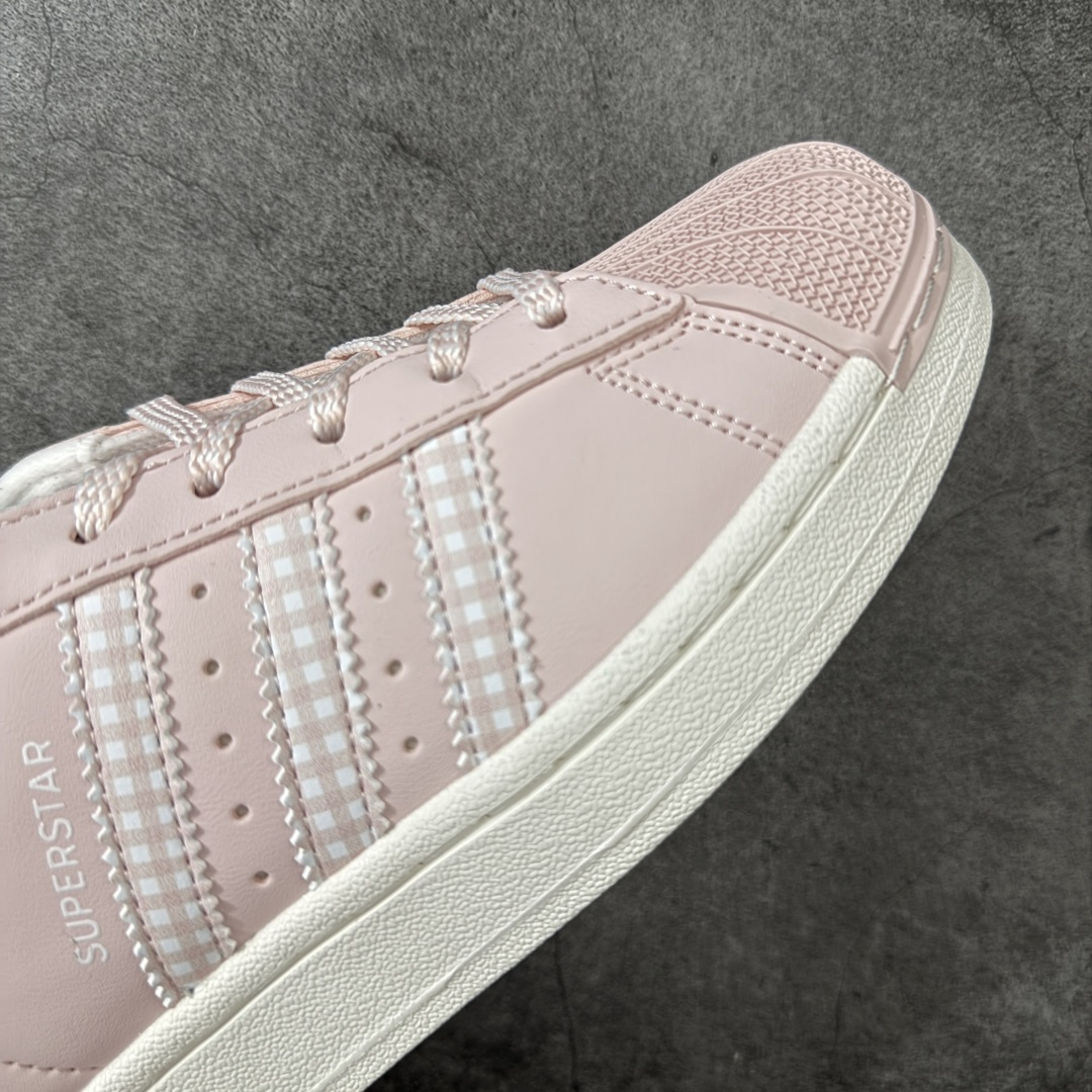 图片[6]-【纯原版】Adidas originals Superstar 2 粉色 贝壳头系列三叶草低帮经典百搭休闲运动板鞋 货号：KJ3968 尺码：35.5-40含半码-选品中心