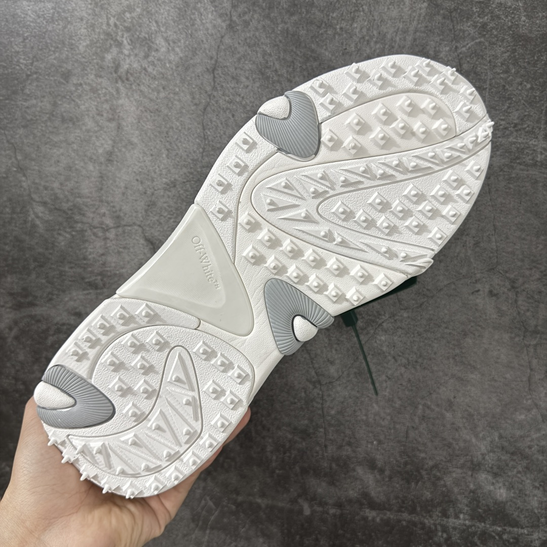 图片[9]-【OK纯原版本】OFF-WHITE OW运动鞋 春夏走秀款球鞋 所有配件均通过定做出产正品裁片 原版比例大箭头定制网眼布双拼牛皮进口机器针车 数控针距精准做工不输大牌里层为高密度透气网眼布/垫脚羊皮私模重工抓地橡胶底 后跟坡度最贴切原版鞋型脱模 厚底约4CM 原盒包装配 TPU大底 尺码：35-46-选品中心