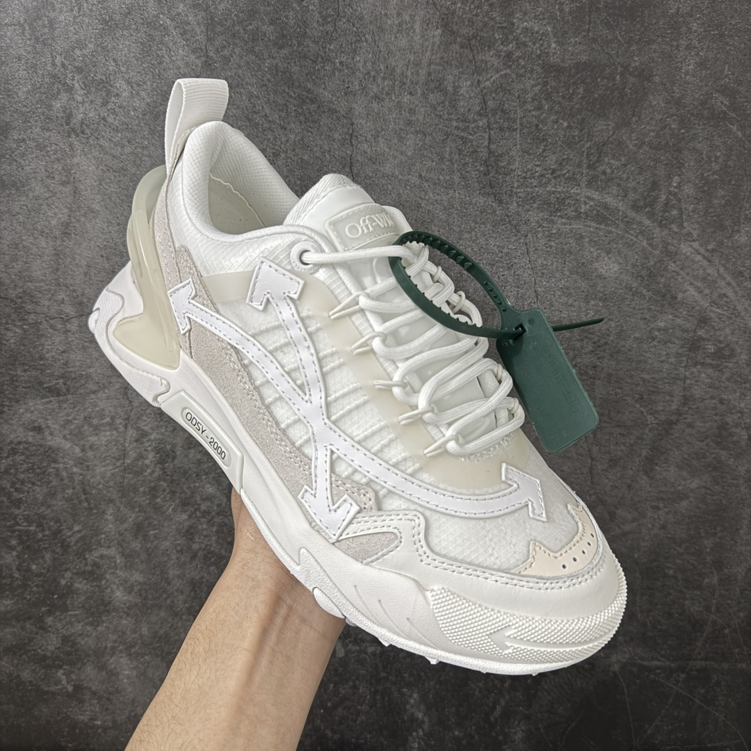 图片[3]-【OK纯原版本】OFF-WHITE OW运动鞋 春夏走秀款球鞋 所有配件均通过定做出产正品裁片 原版比例大箭头定制网眼布双拼牛皮进口机器针车 数控针距精准做工不输大牌里层为高密度透气网眼布/垫脚羊皮私模重工抓地橡胶底 后跟坡度最贴切原版鞋型脱模 厚底约4CM 原盒包装配 TPU大底 尺码：35-46-选品中心