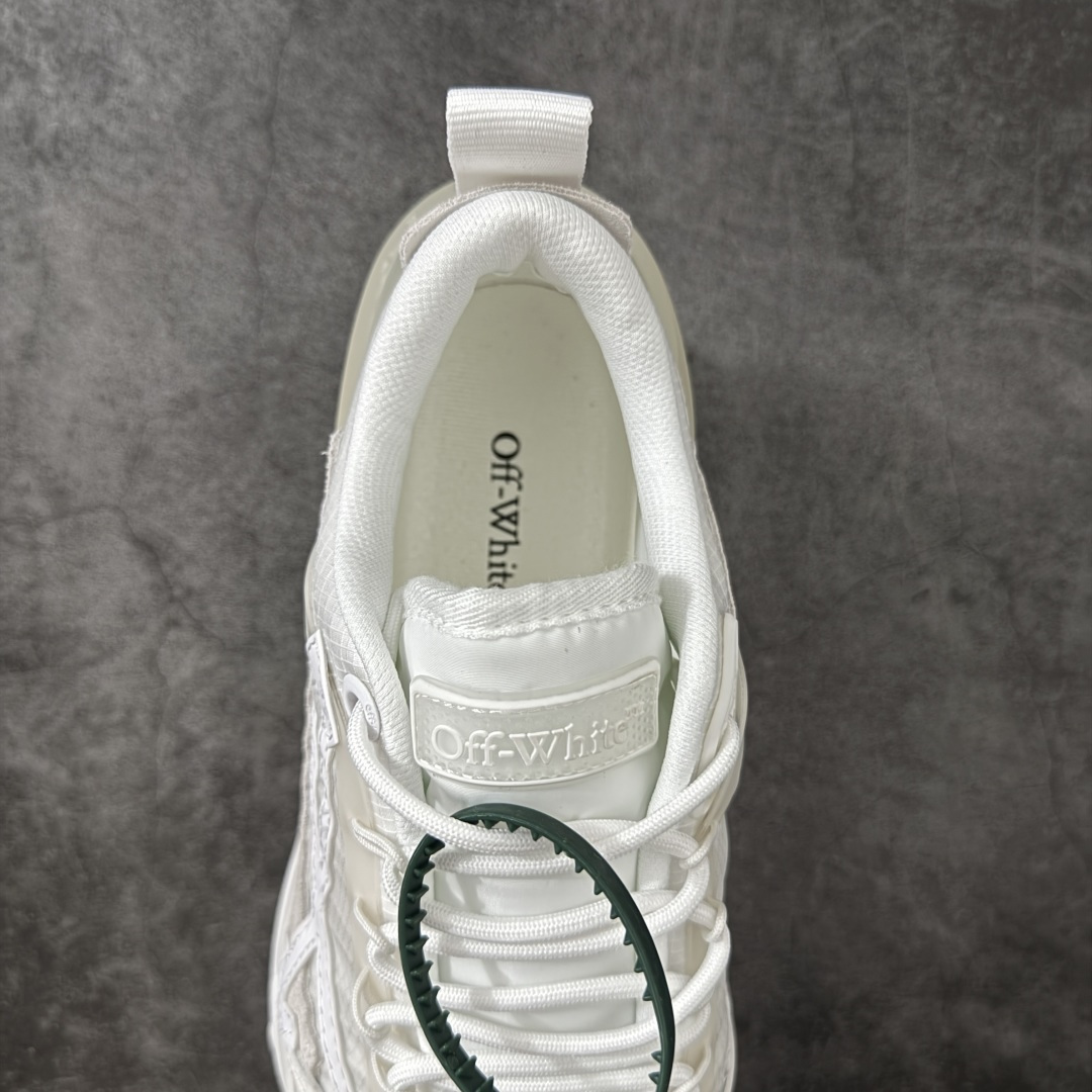 图片[8]-【OK纯原版本】OFF-WHITE OW运动鞋 春夏走秀款球鞋 所有配件均通过定做出产正品裁片 原版比例大箭头定制网眼布双拼牛皮进口机器针车 数控针距精准做工不输大牌里层为高密度透气网眼布/垫脚羊皮私模重工抓地橡胶底 后跟坡度最贴切原版鞋型脱模 厚底约4CM 原盒包装配 TPU大底 尺码：35-46-选品中心