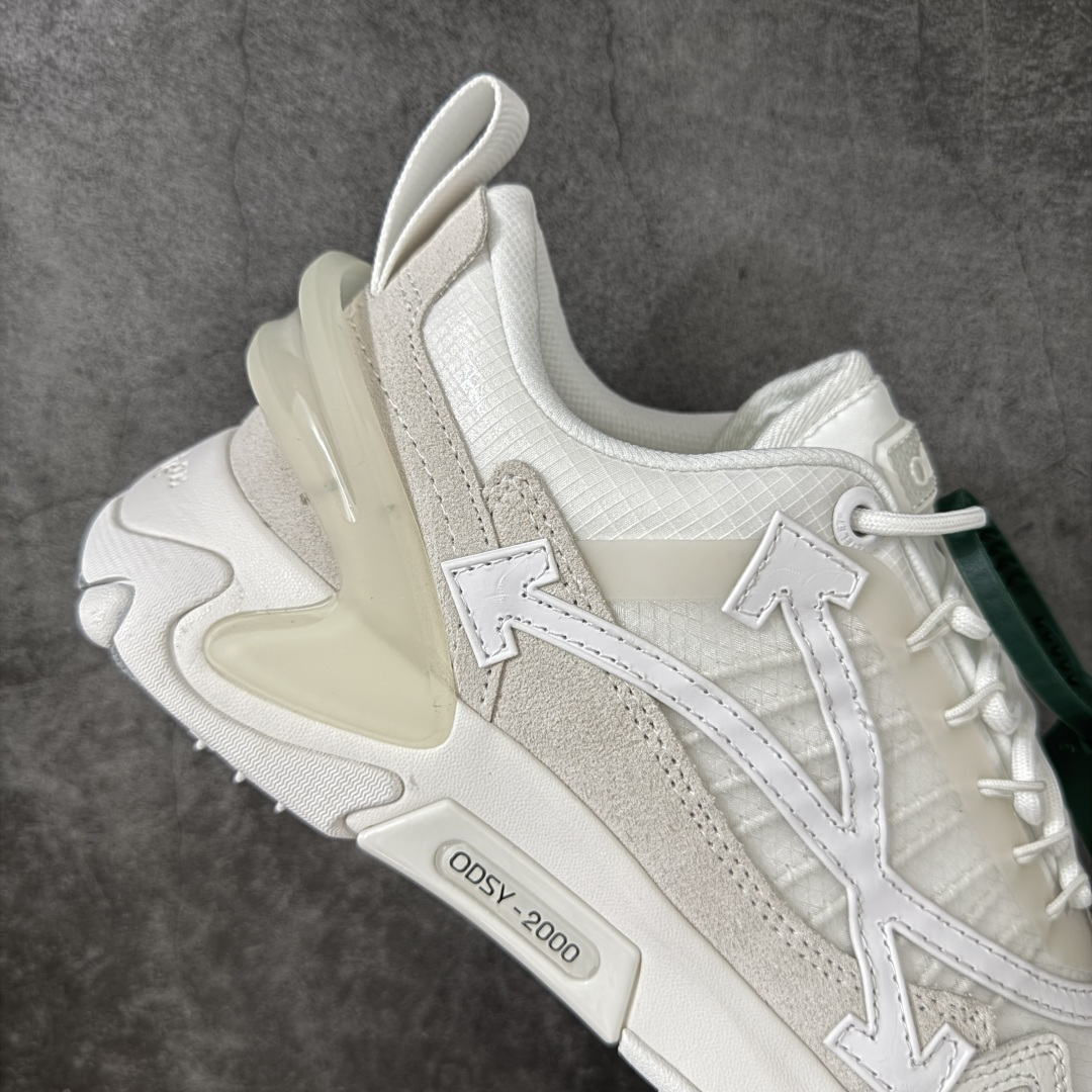 图片[7]-【OK纯原版本】OFF-WHITE OW运动鞋 春夏走秀款球鞋 所有配件均通过定做出产正品裁片 原版比例大箭头定制网眼布双拼牛皮进口机器针车 数控针距精准做工不输大牌里层为高密度透气网眼布/垫脚羊皮私模重工抓地橡胶底 后跟坡度最贴切原版鞋型脱模 厚底约4CM 原盒包装配 TPU大底 尺码：35-46-选品中心