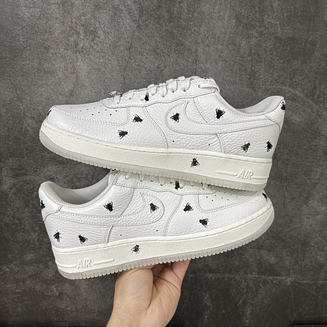 NK Air Force 1 Low '07 空军一号低帮经典板鞋 万圣节白黑苍蝇🪰彩绘 IM3081-