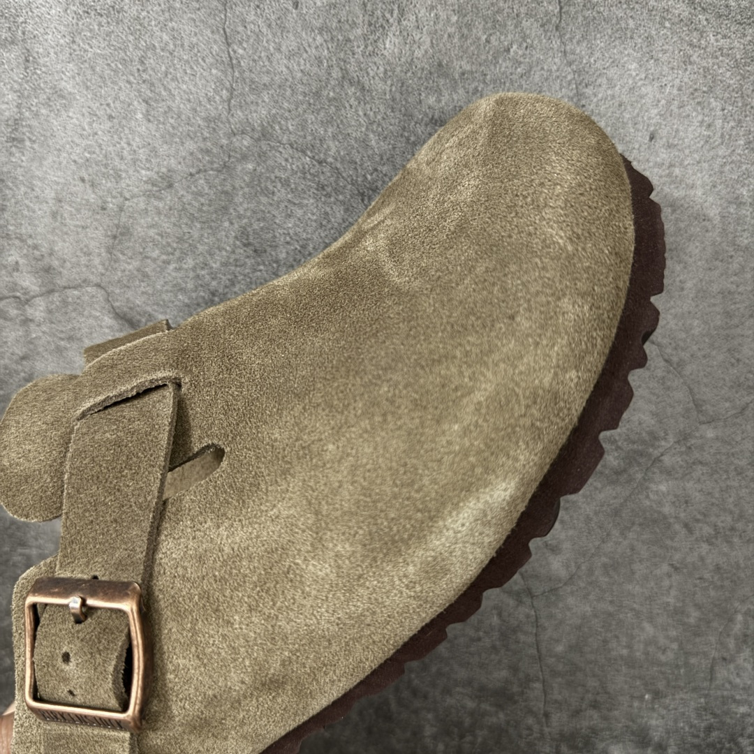 图片[6]-【H版纯原】 Birkenstock Boston 博肯/勃肯 系列上架 牛皮绒面革平底复古软木休闲鞋 配色：羚羊棕 1009543 真正软木塞大底 品质细节领先市场版本 原产品质 采用质地柔软进口牛皮绒面革 无刺鼻异味 中底搭载缓震软木橡胶 进口头层牛皮 原版开模/版型/材质/细节遵循ZP工艺！ 市售顶级不吹文案 尺码：35-45-选品中心
