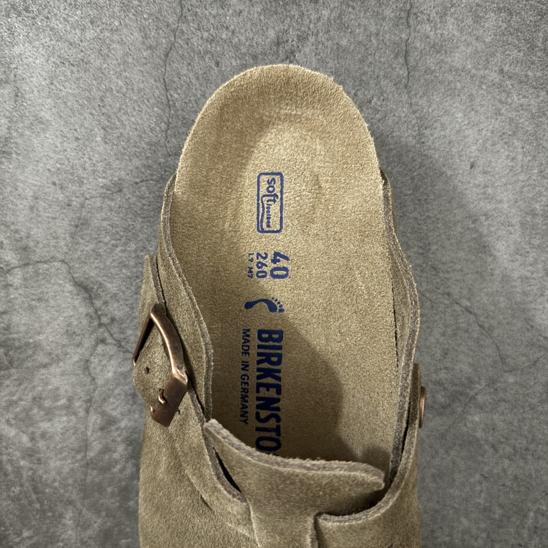 图片[8]-【H版纯原】 Birkenstock Boston 博肯/勃肯 系列上架 牛皮绒面革平底复古软木休闲鞋 配色：羚羊棕 1009543 真正软木塞大底 品质细节领先市场版本 原产品质 采用质地柔软进口牛皮绒面革 无刺鼻异味 中底搭载缓震软木橡胶 进口头层牛皮 原版开模/版型/材质/细节遵循ZP工艺！ 市售顶级不吹文案 尺码：35-45-选品中心
