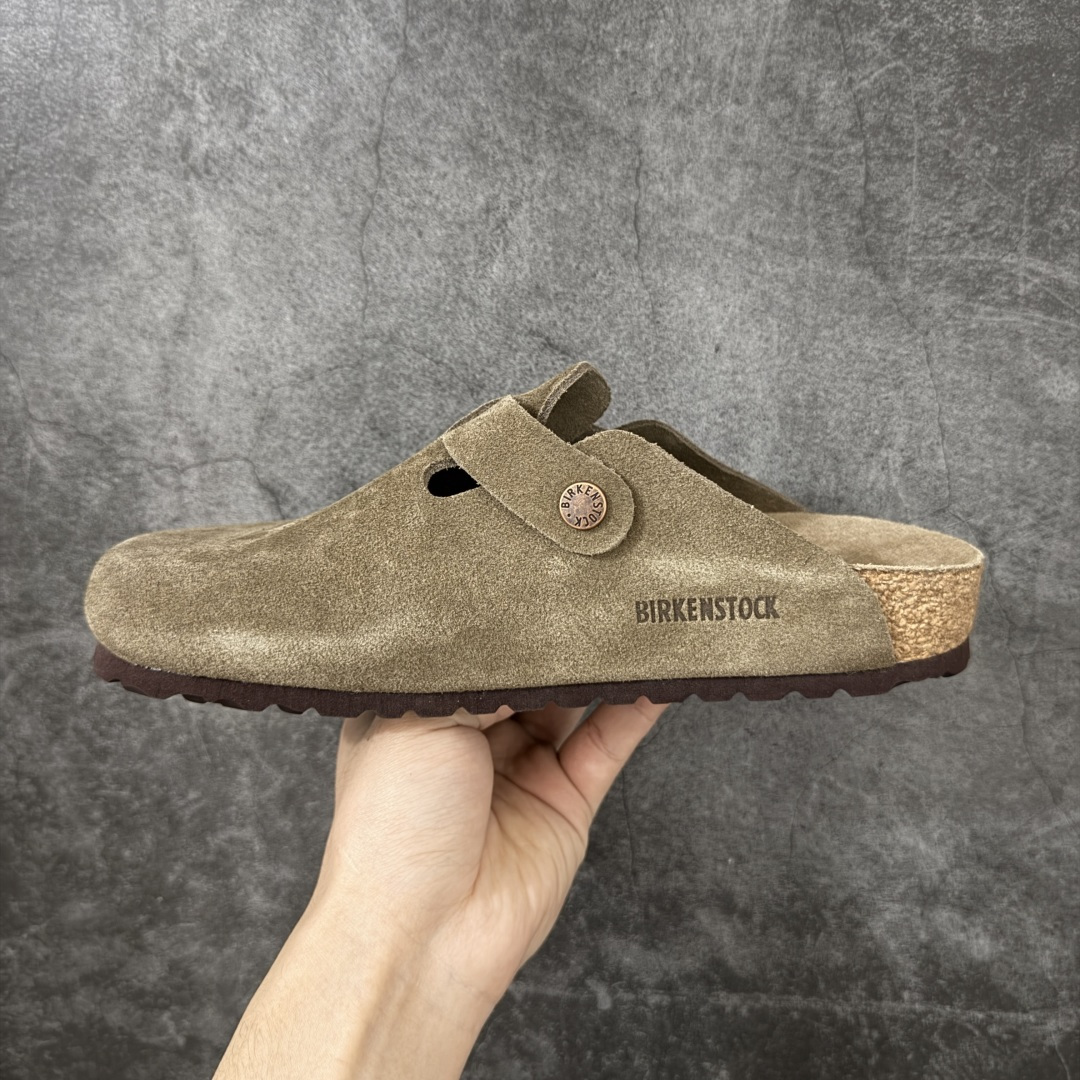图片[2]-【H版纯原】 Birkenstock Boston 博肯/勃肯 系列上架 牛皮绒面革平底复古软木休闲鞋 配色：羚羊棕 1009543 真正软木塞大底 品质细节领先市场版本 原产品质 采用质地柔软进口牛皮绒面革 无刺鼻异味 中底搭载缓震软木橡胶 进口头层牛皮 原版开模/版型/材质/细节遵循ZP工艺！ 市售顶级不吹文案 尺码：35-45-选品中心