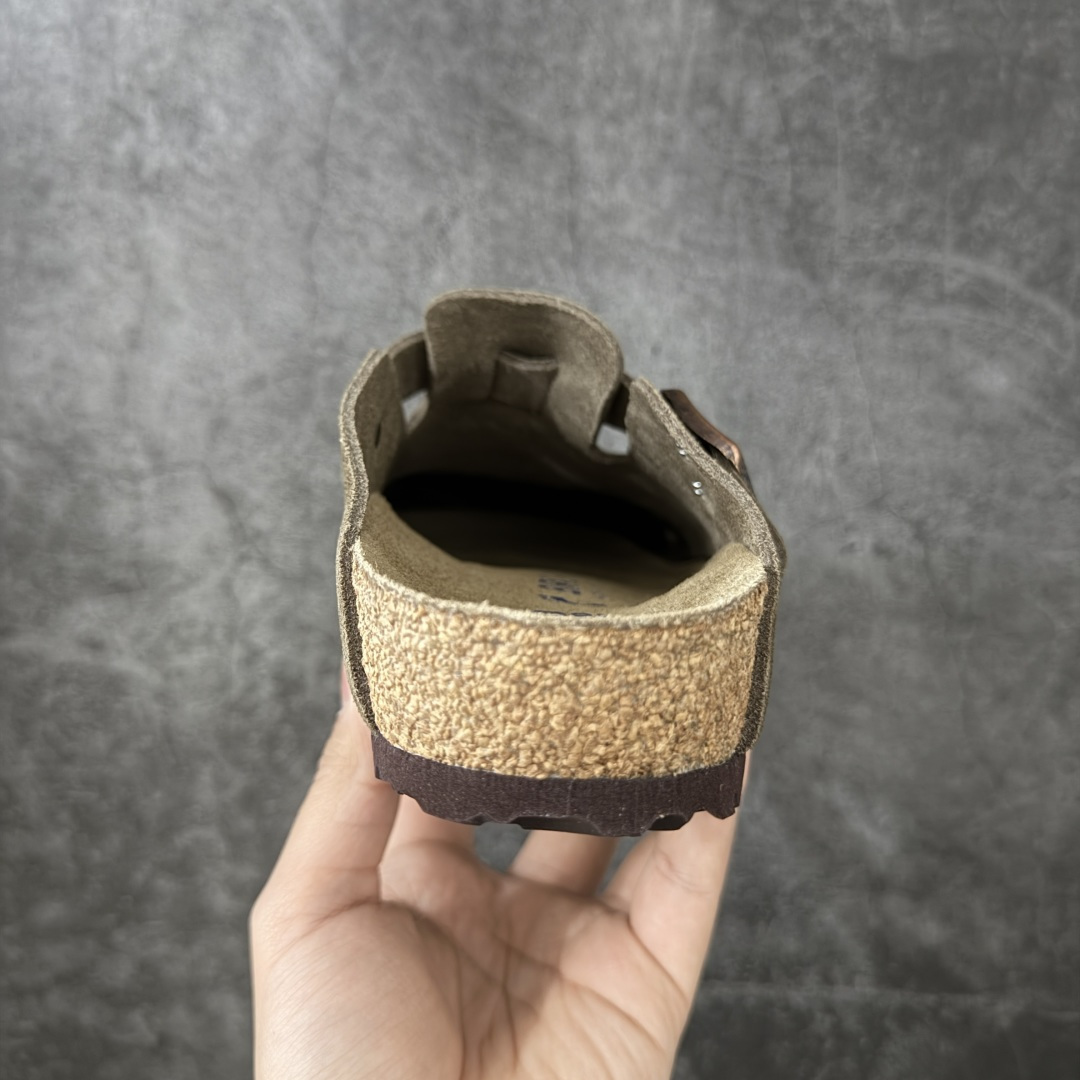 图片[4]-【H版纯原】 Birkenstock Boston 博肯/勃肯 系列上架 牛皮绒面革平底复古软木休闲鞋 配色：羚羊棕 1009543 真正软木塞大底 品质细节领先市场版本 原产品质 采用质地柔软进口牛皮绒面革 无刺鼻异味 中底搭载缓震软木橡胶 进口头层牛皮 原版开模/版型/材质/细节遵循ZP工艺！ 市售顶级不吹文案 尺码：35-45-选品中心