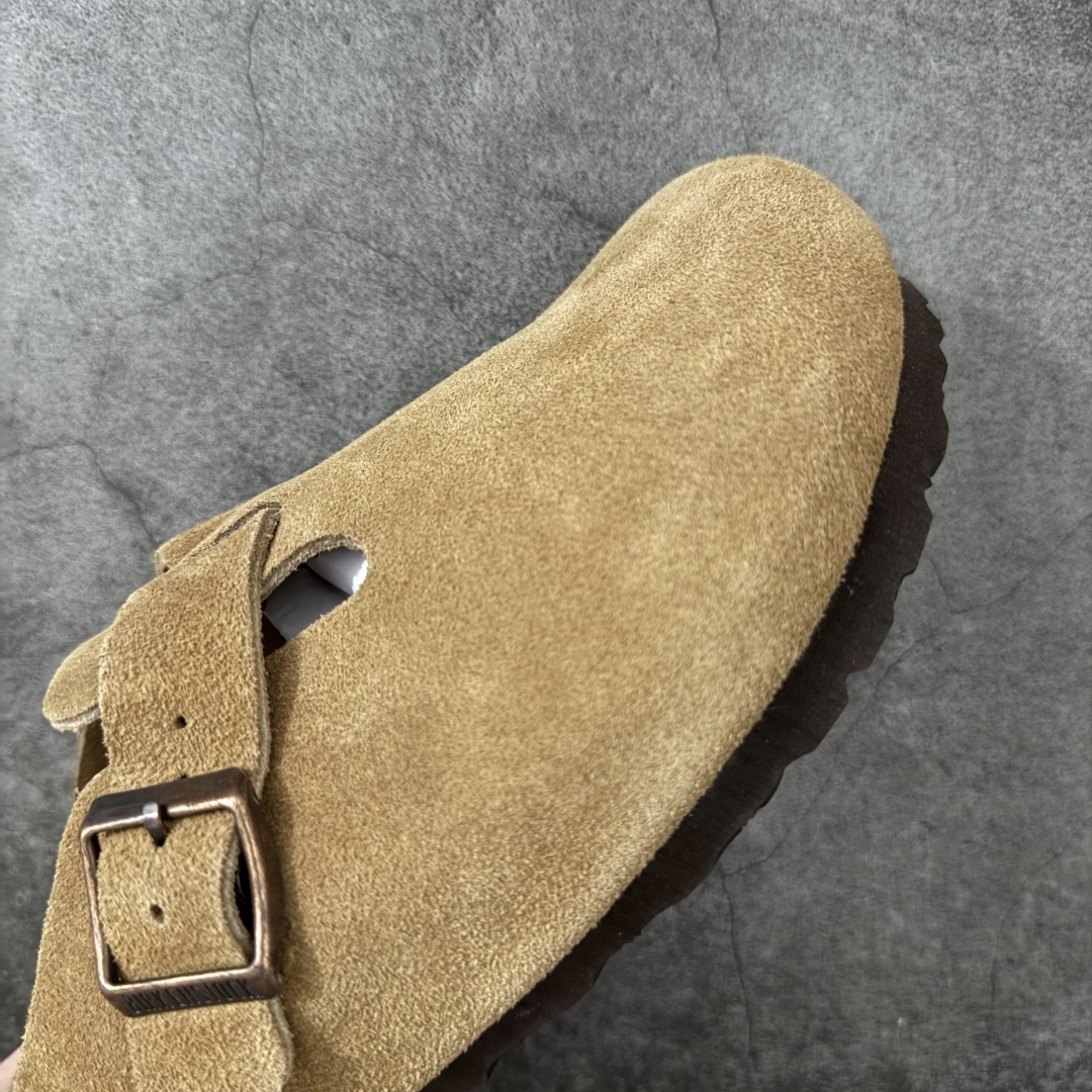 图片[6]-【H版纯原】 Birkenstock Boston 博肯/勃肯 系列上架 牛皮绒面革平底复古软木休闲鞋 配色：栗色 1009543 真正软木塞大底 品质细节领先市场版本 原产品质 采用质地柔软进口牛皮绒面革 无刺鼻异味 中底搭载缓震软木橡胶 进口头层牛皮 原版开模/版型/材质/细节遵循ZP工艺！ 市售顶级不吹文案 尺码：35-45-选品中心