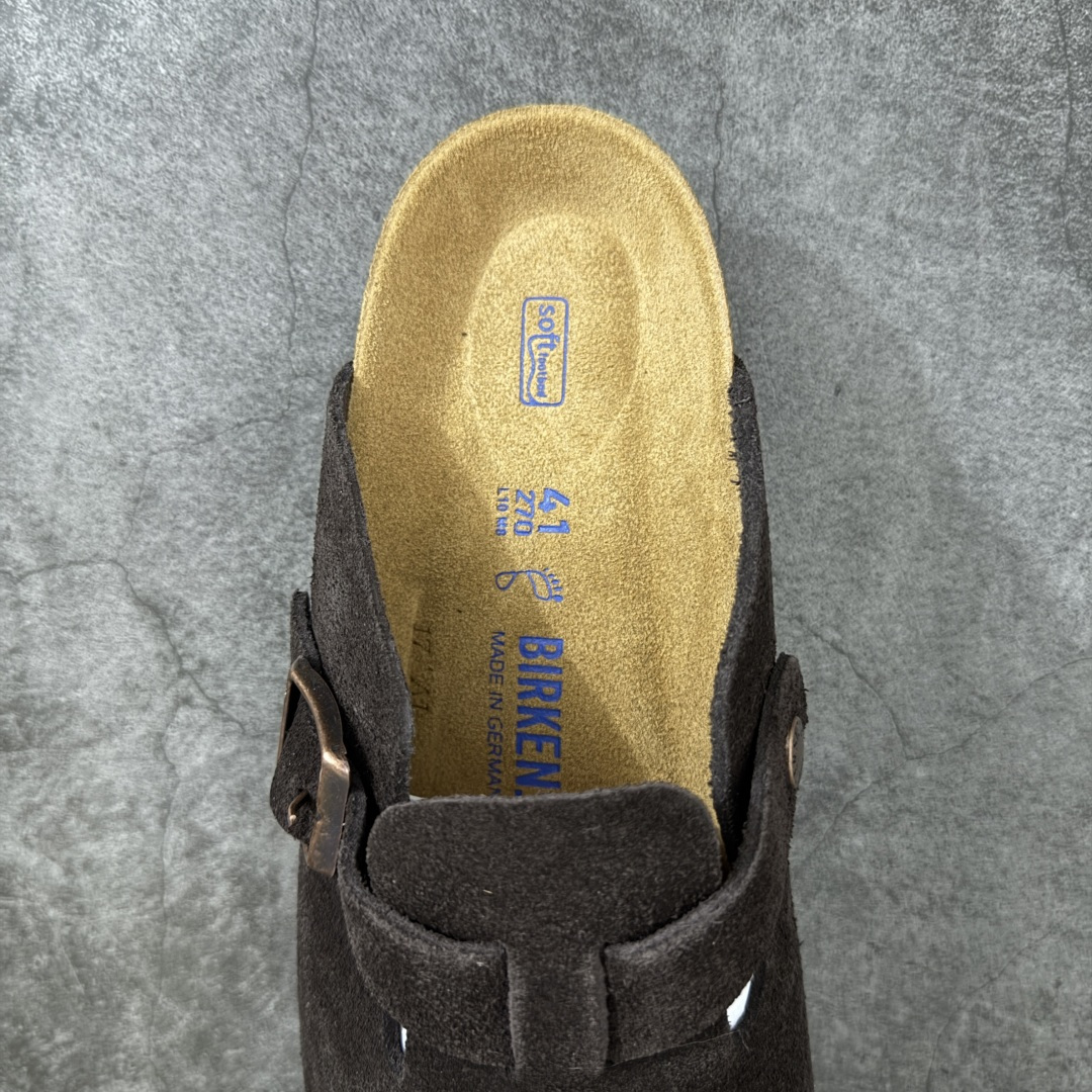 图片[8]-【H版纯原】 Birkenstock Boston 博肯/勃肯 系列上架 牛皮绒面革平底复古软木休闲鞋 配色：巧色 1009543 真正软木塞大底 品质细节领先市场版本 原产品质 采用质地柔软进口牛皮绒面革 无刺鼻异味 中底搭载缓震软木橡胶 进口头层牛皮 原版开模/版型/材质/细节遵循ZP工艺！ 市售顶级不吹文案 尺码：35-45-选品中心