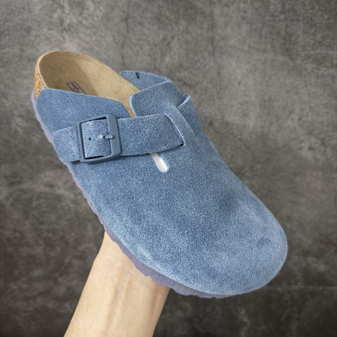 图片[3]-【H版纯原】 Birkenstock Boston 博肯/勃肯 系列上架 牛皮绒面革平底复古软木休闲鞋 配色：原力蓝 1009543 真正软木塞大底 品质细节领先市场版本 原产品质 采用质地柔软进口牛皮绒面革 无刺鼻异味 中底搭载缓震软木橡胶 进口头层牛皮 原版开模/版型/材质/细节遵循ZP工艺！ 市售顶级不吹文案 尺码：35-45-选品中心